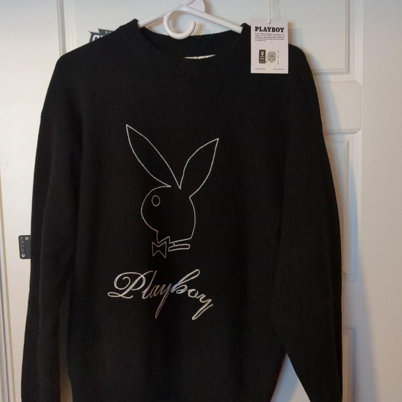 PLAYBOY sweater Playboy bunny and cursive Depop