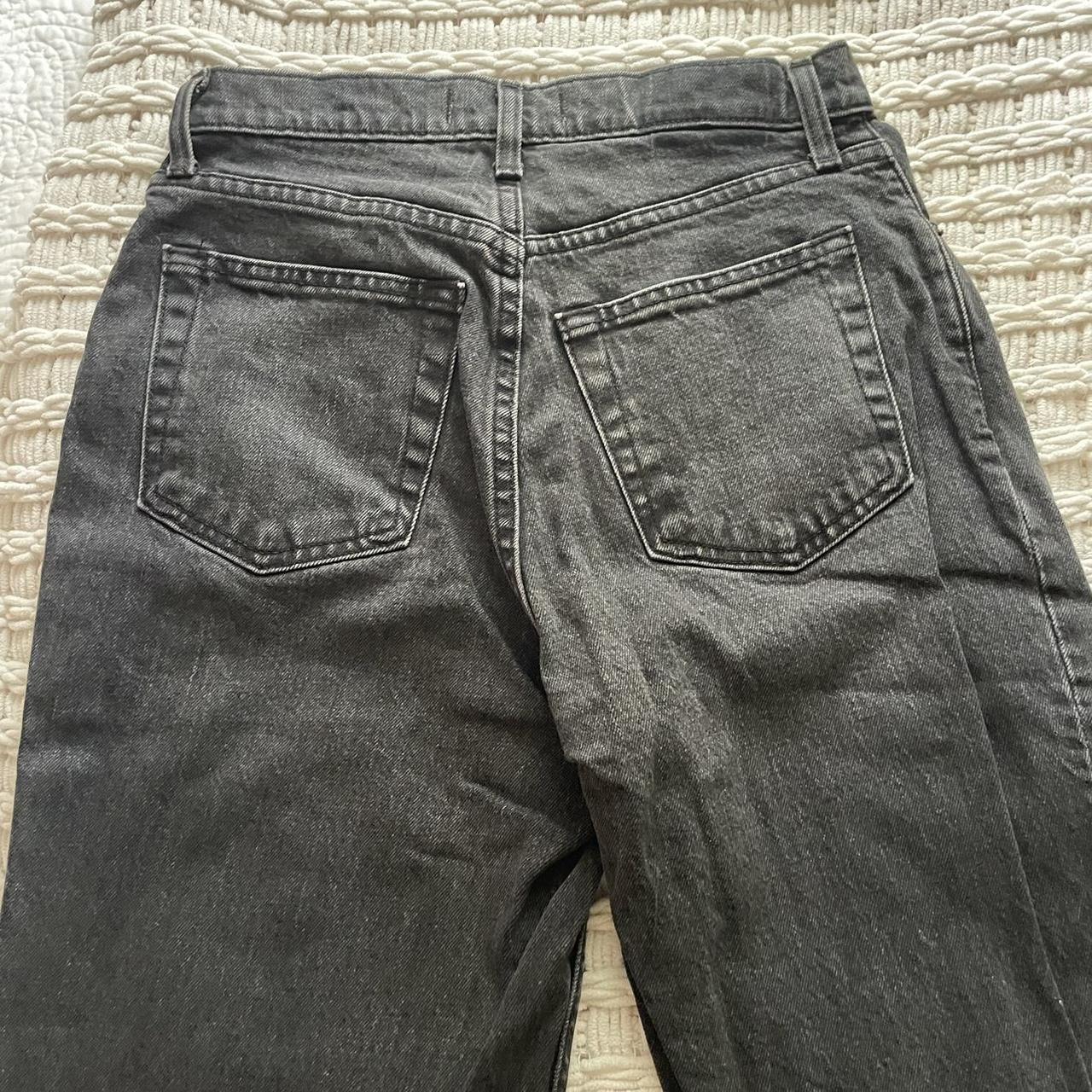 Black Abercrombie straight leg curve love jeans.... - Depop