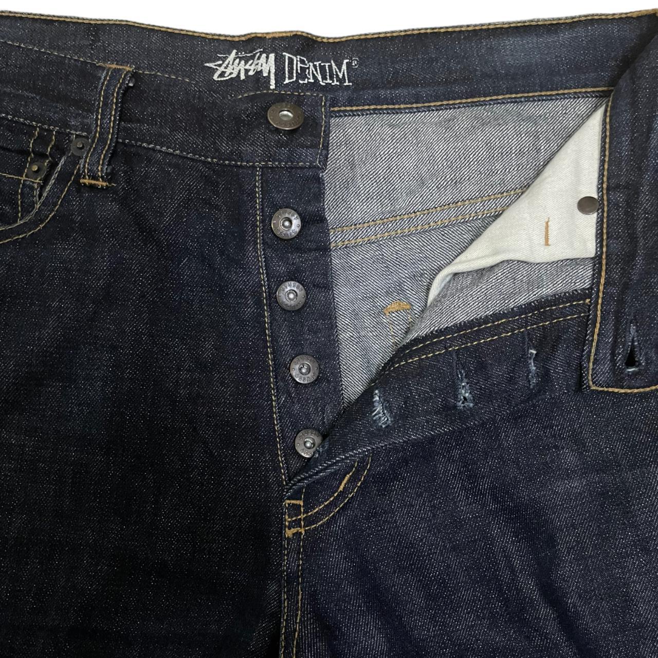 Vintage 90s Stussy Japan Rough & Rugged Denim...