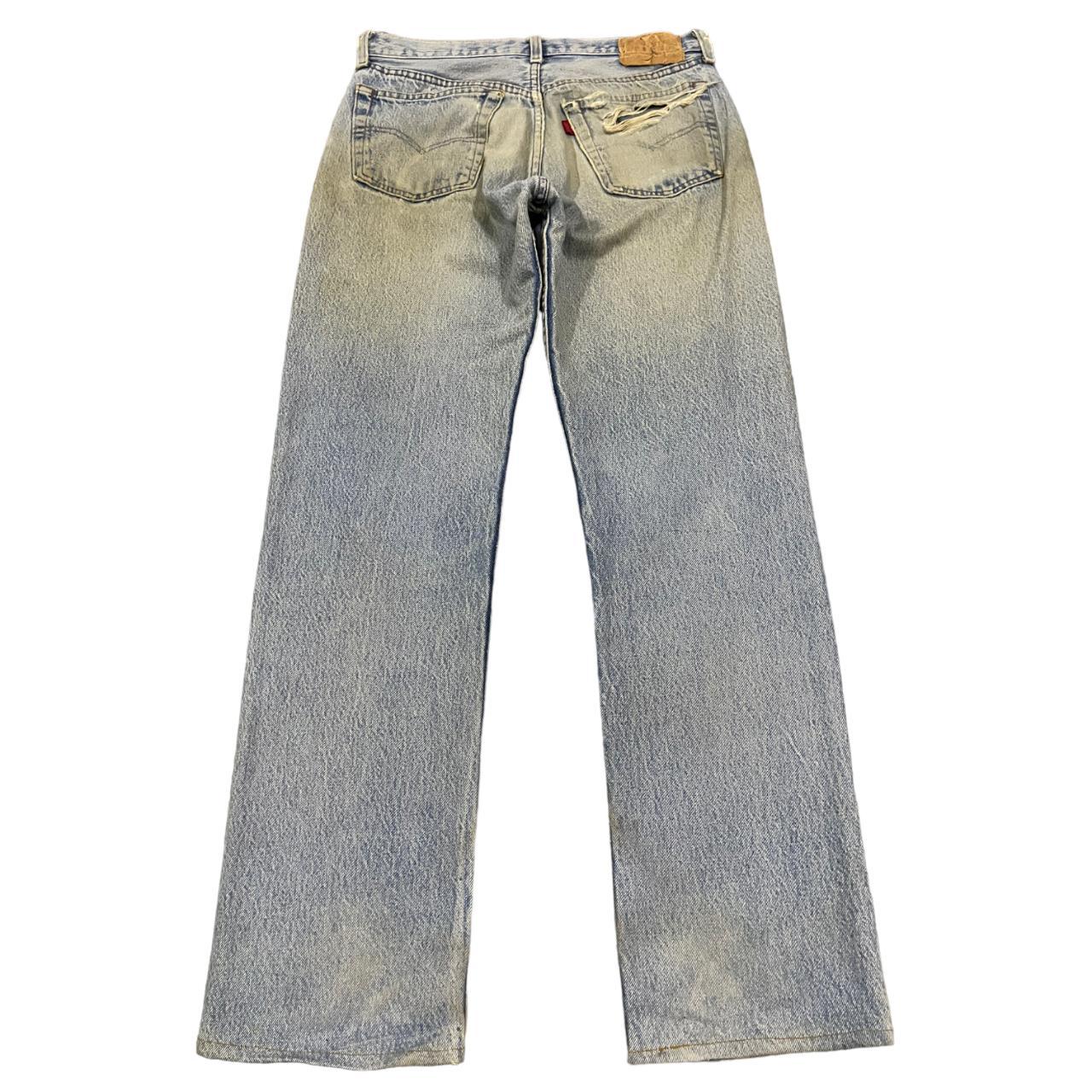 Vintage 80s Levis 501 Mud Wash Style Distressed | Depop