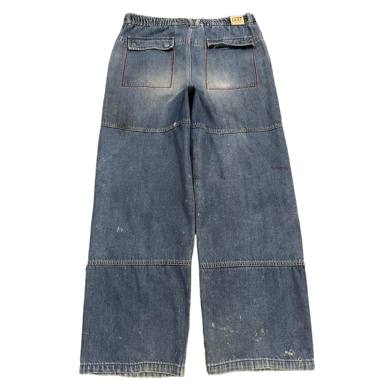 Vintage Japan Manchury Mud Wash Cargo Baggy | Depop