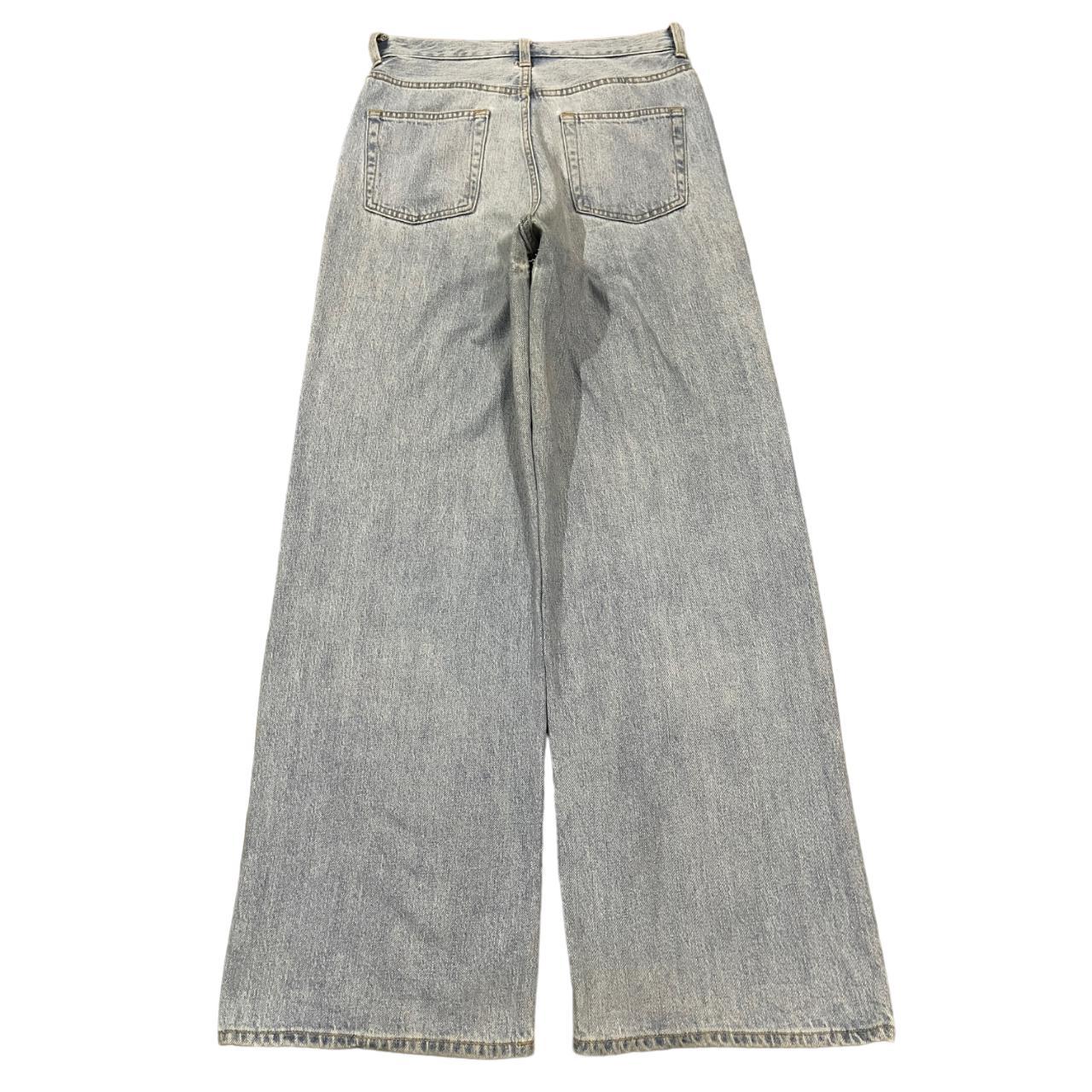 Vintage Japanese GU Blue Wash Style Baggy | Depop