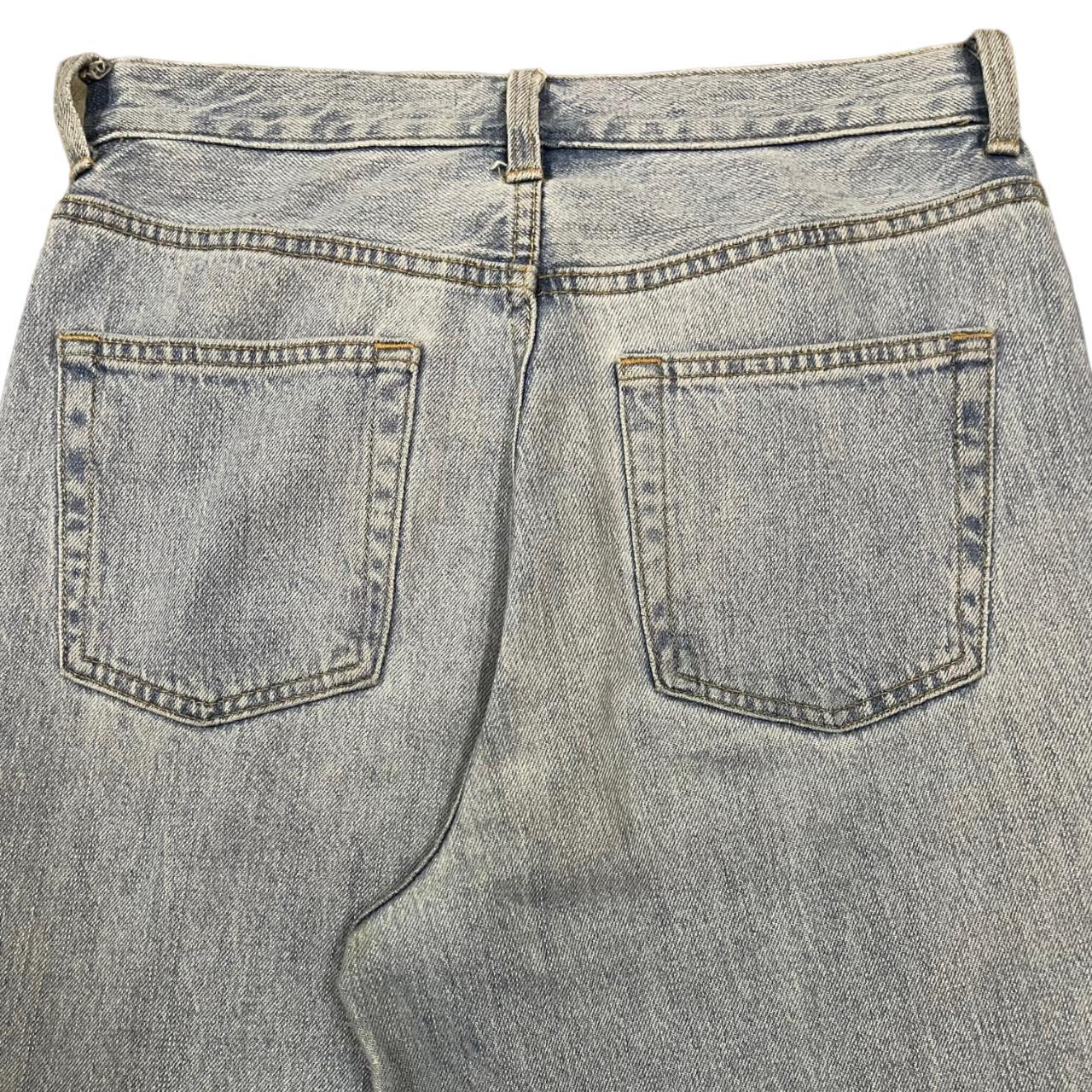 Vintage Japanese GU Blue Wash Style Baggy | Depop