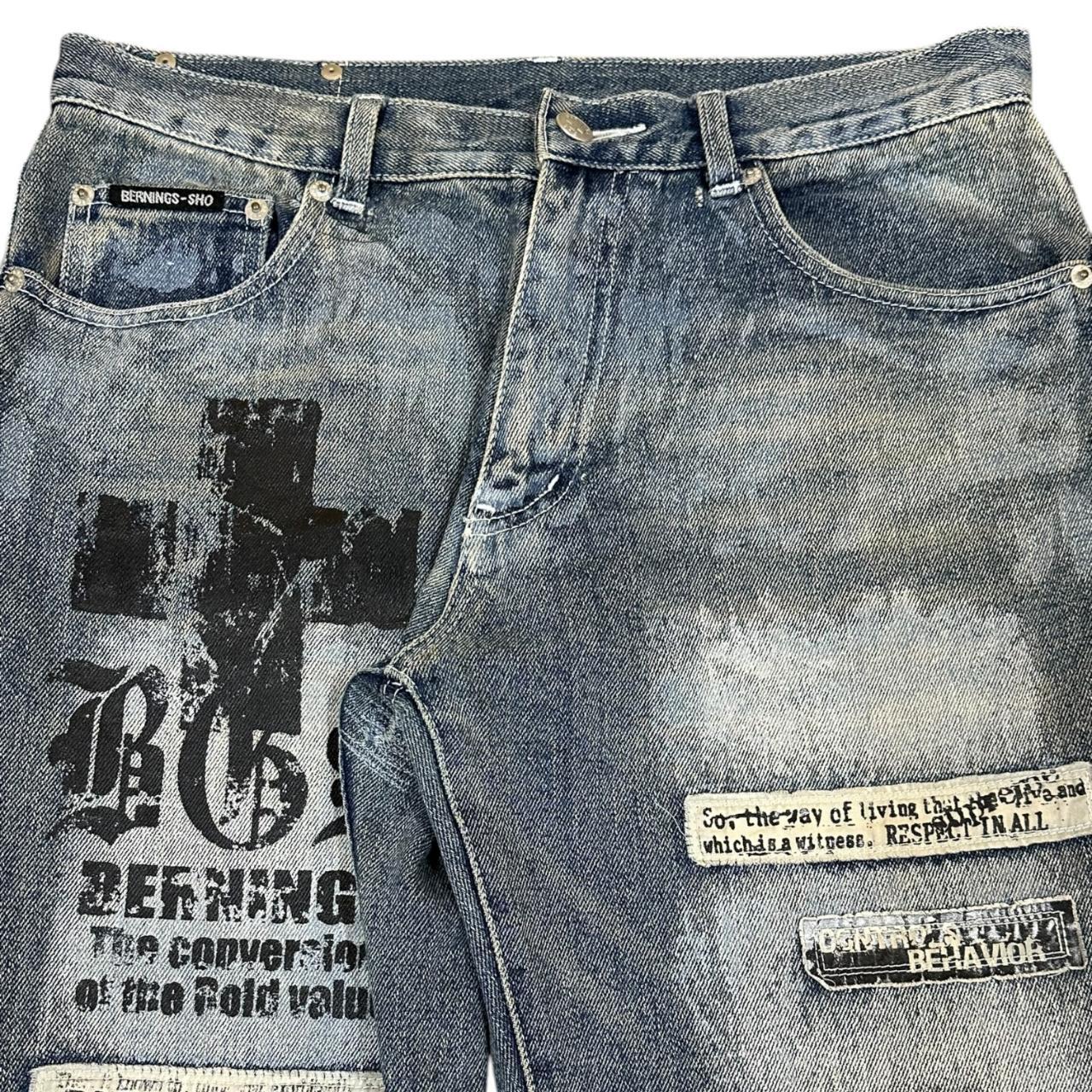 If Six Was Nine Men's Bootcut Embroidered Jeans -… - image 3
