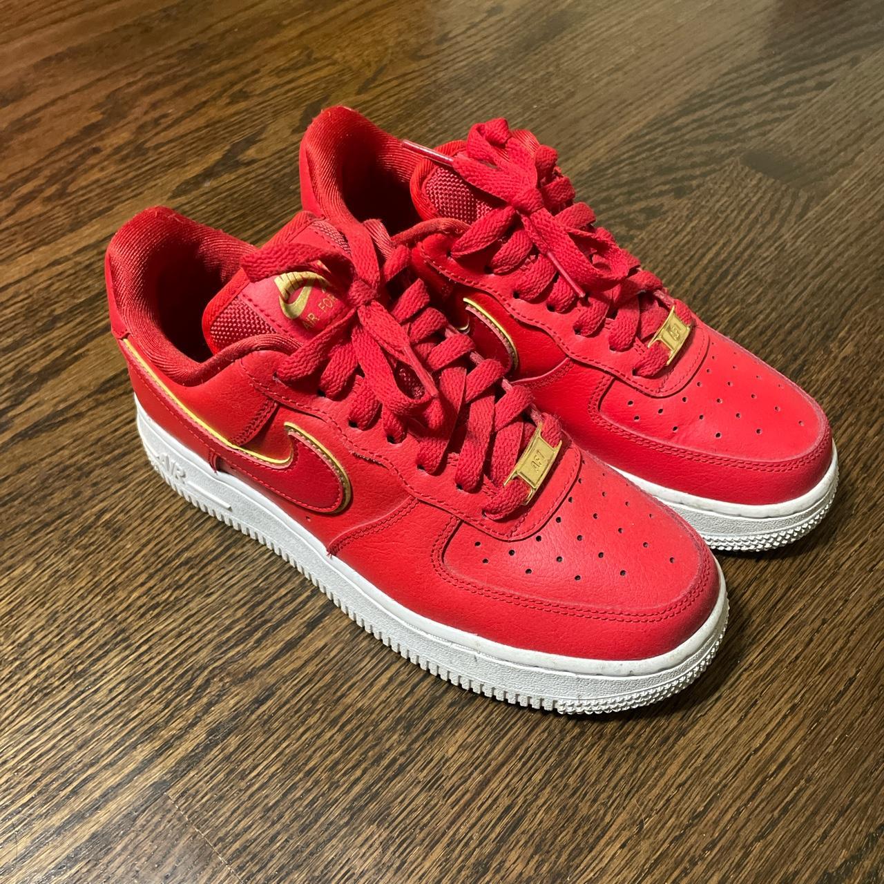 nike red forces