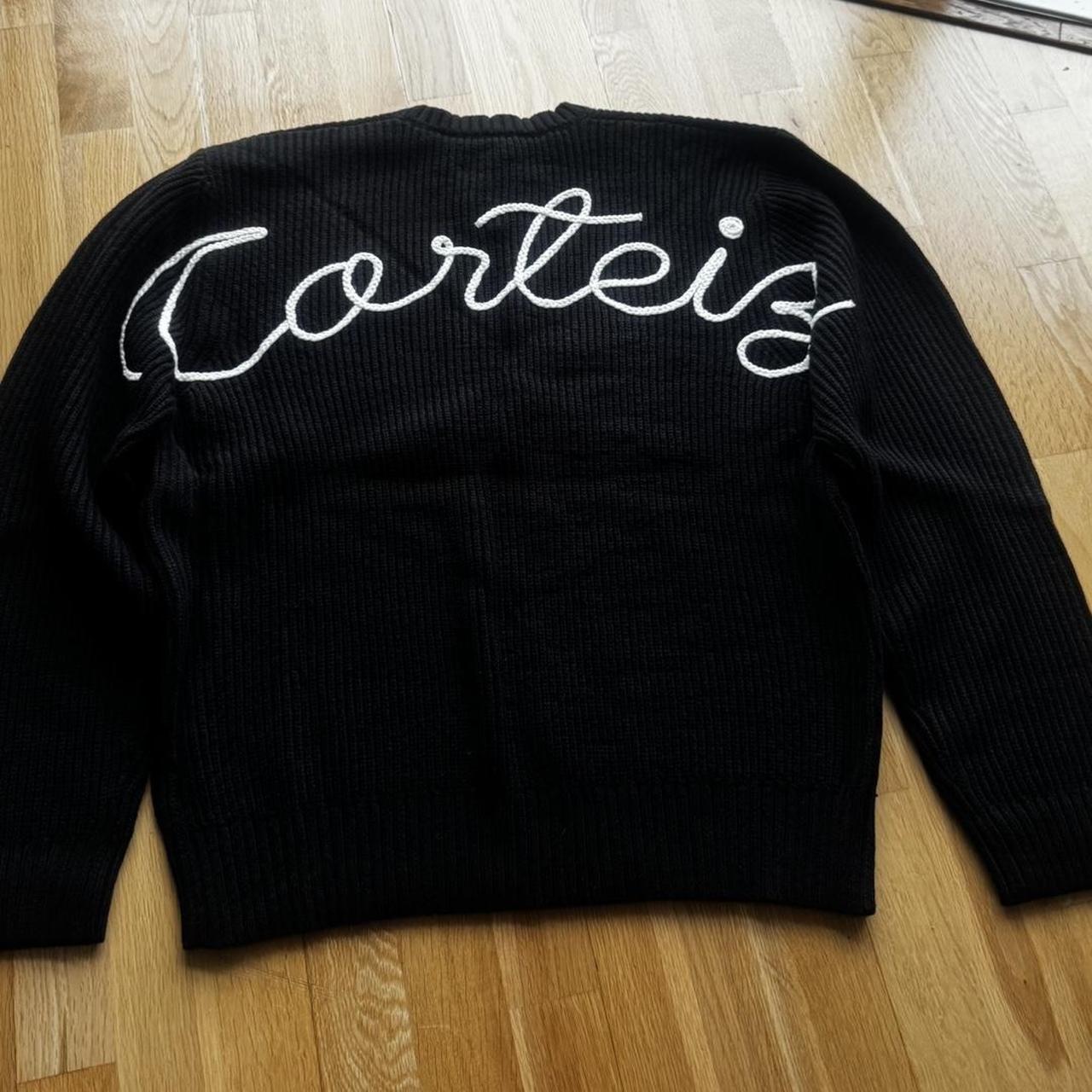 Corteiz Crochet Knit Jumper in Black Superb Design / | Depop