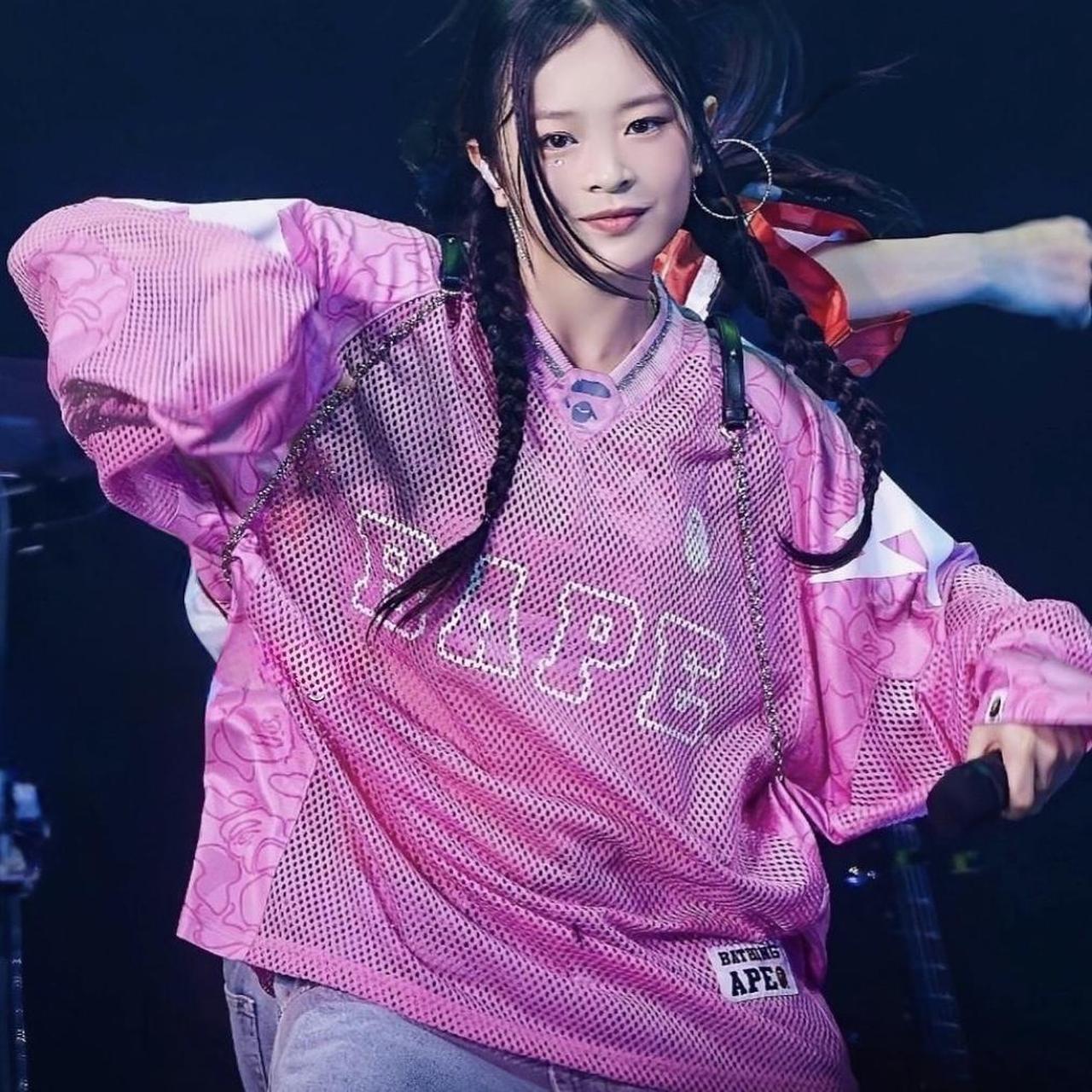 スケートボード BAPE LINE CAMO MULTILOGO RELAXED PINK BAPE line camo multilogo relaxed longsleeve Size | Depop