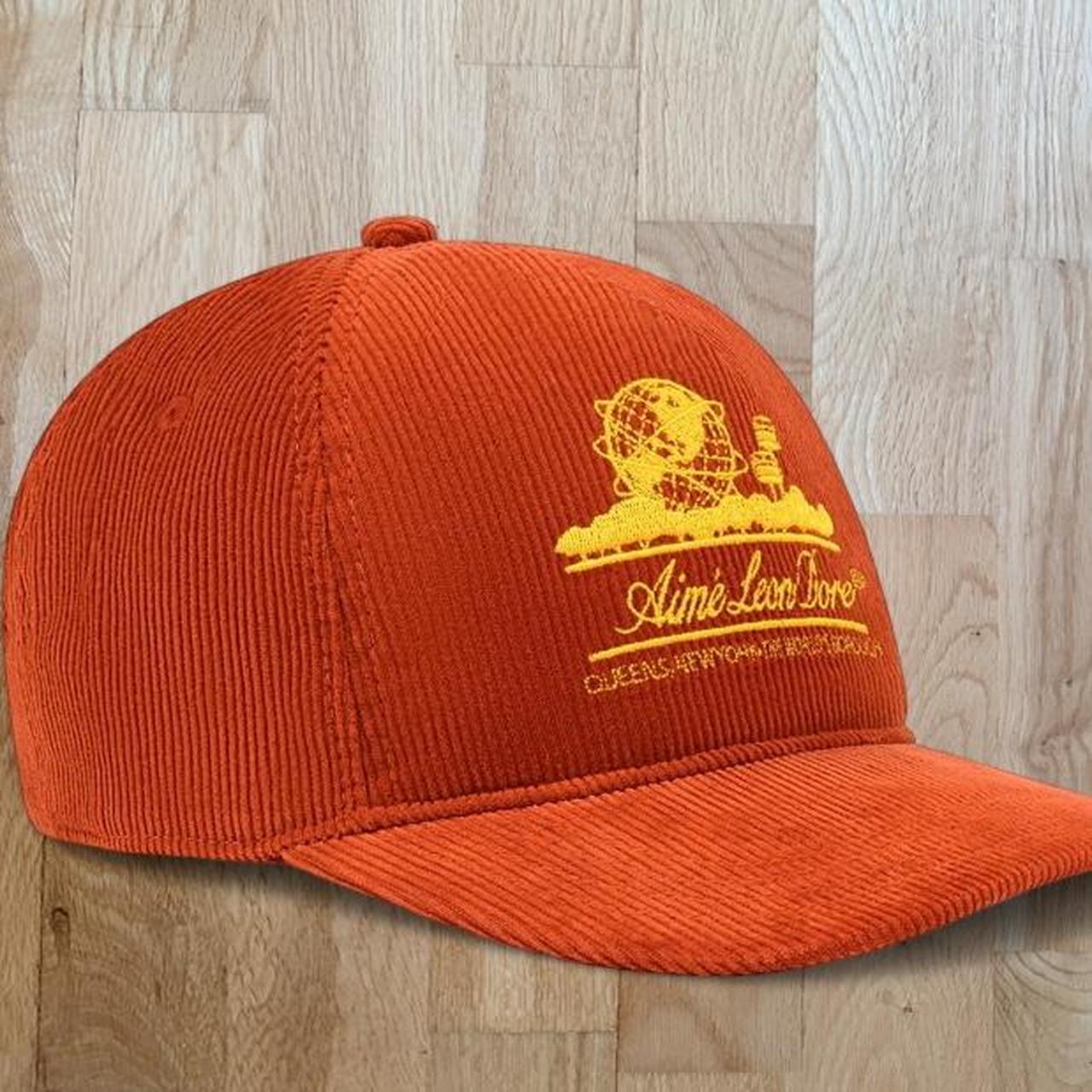 Aime Leon Dore Corduroy Unisphere Hat Rust or Burnt | Depop