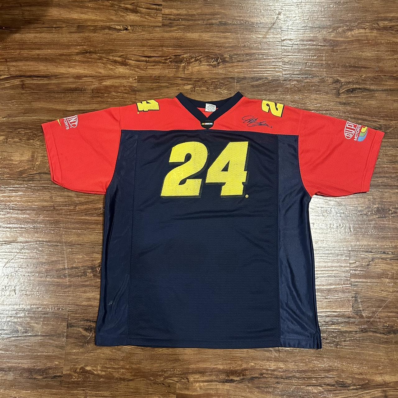 Vintage Jeff Gordan Football Nascar Jersey Size XL - Depop