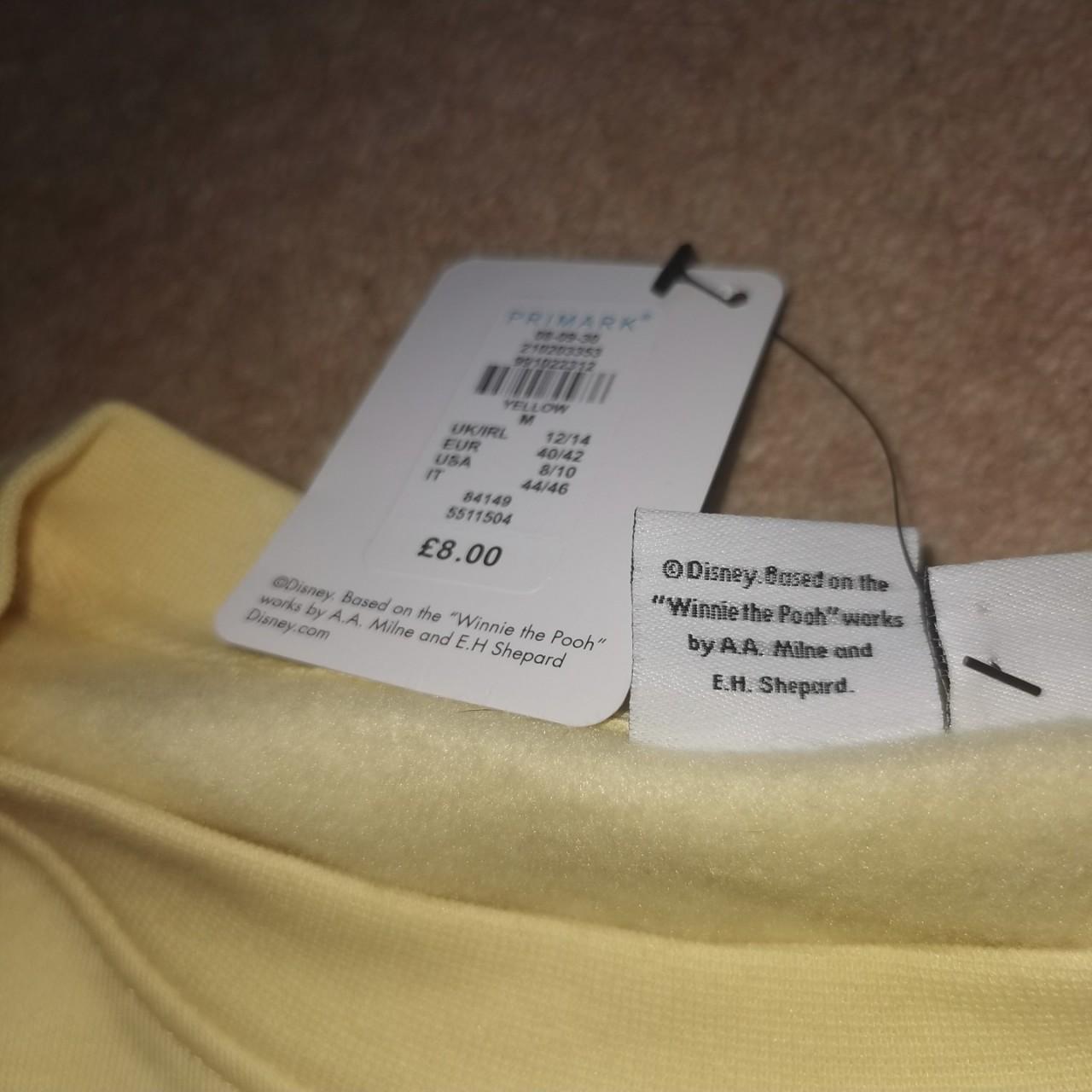 Winnie the pooh jumper Disney Yellow Primark size... - Depop