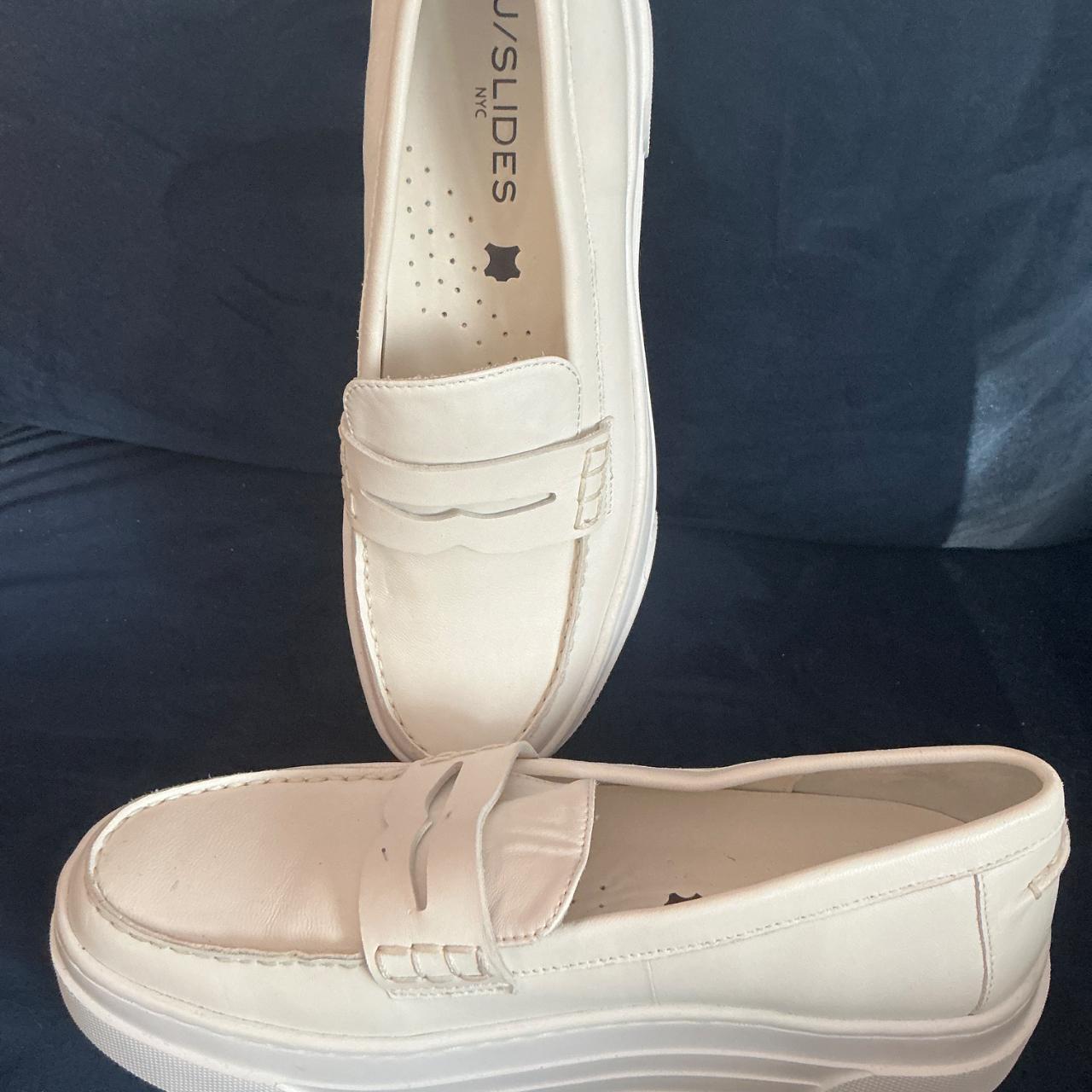 J/Slides Women's Loafers - White - US 8 – J/Slide… - image 1