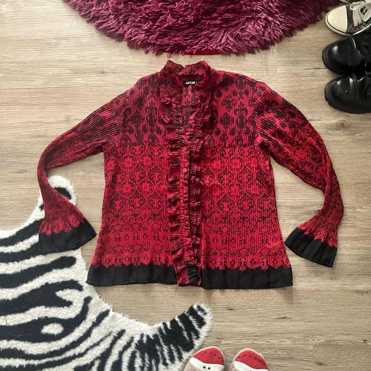 Apt. 9 Women's Blouse - Red/Multi - S – Apt.9 - R… - image 1