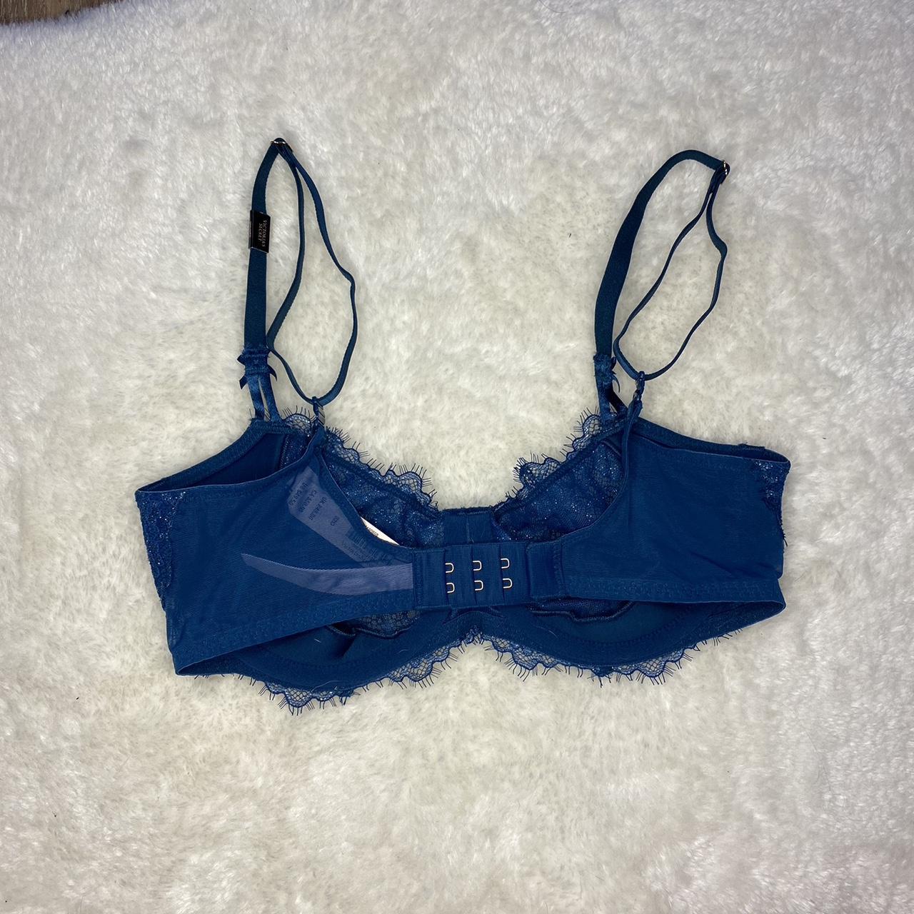 Victoria’s Secret Dream Angels Blue Lace Shimmer... - Depop