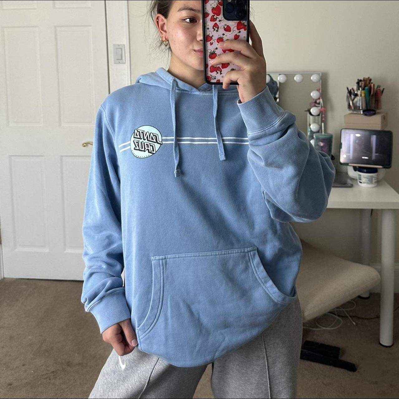 Blue santa hot sale cruz hoodie