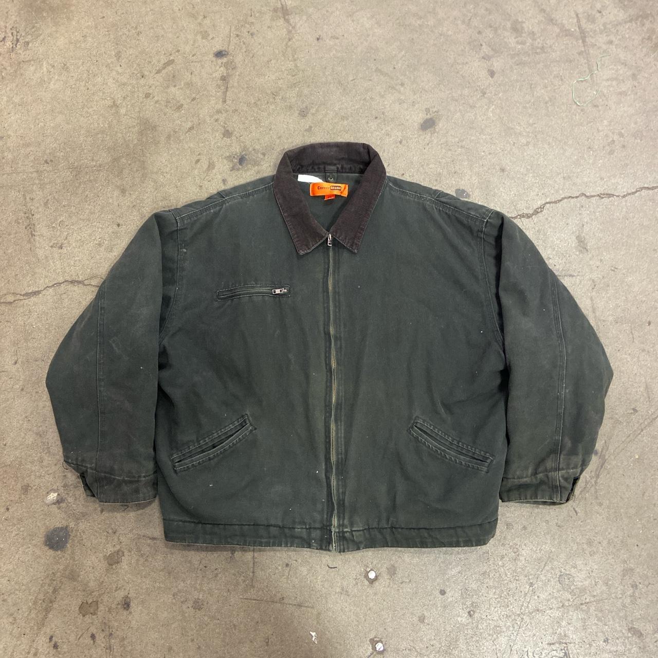 Dark Green Detroit-Style Jacket, almost identical to... - Depop