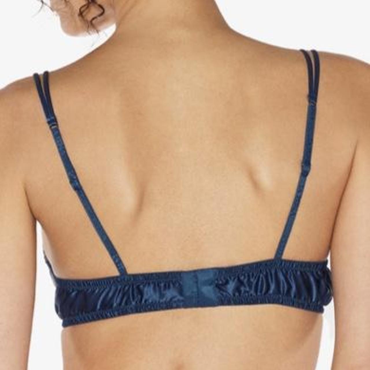 La Perla blue silk push up bra with frastaglio, so - Depop