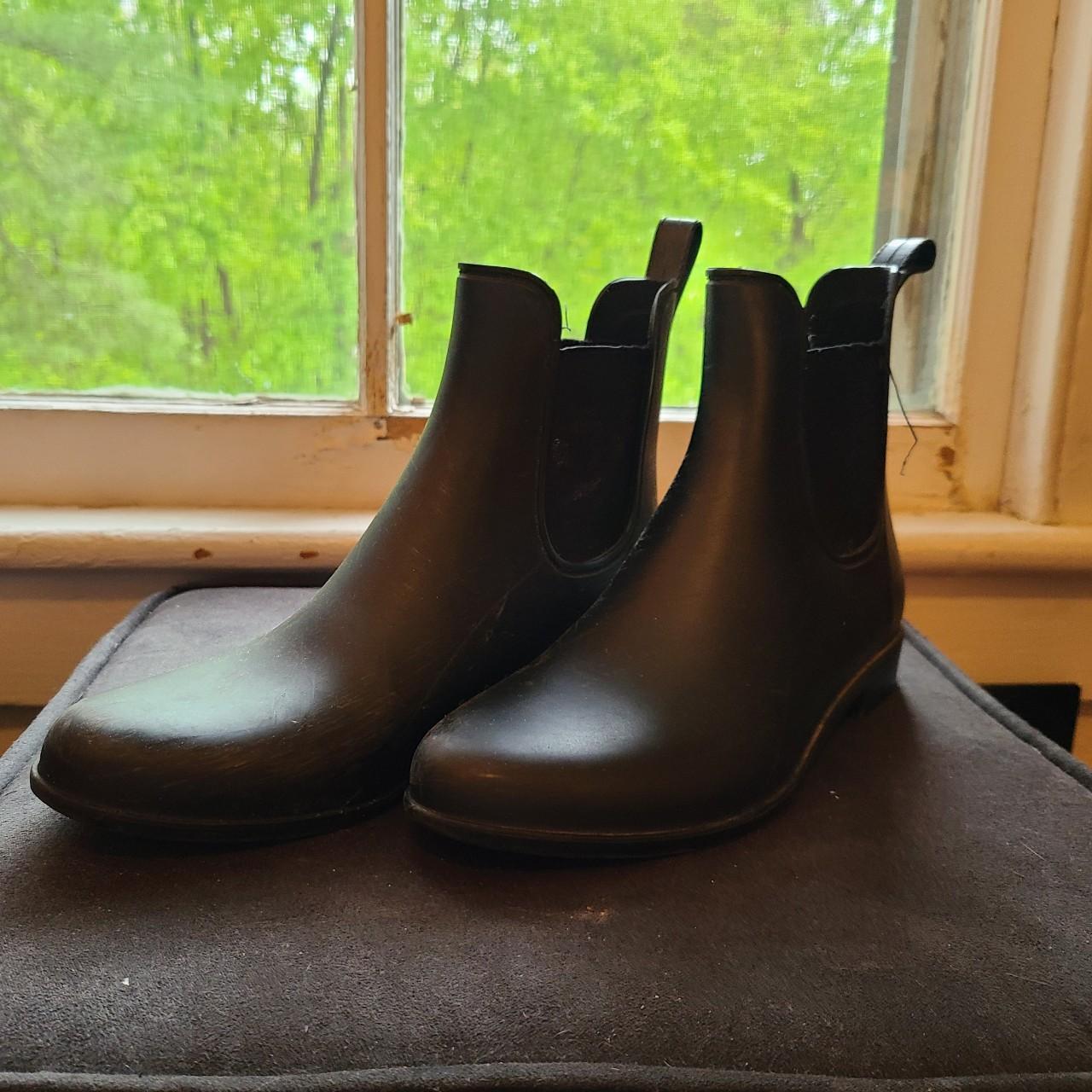 Chelsea rain boots From target a bit scratched up Depop