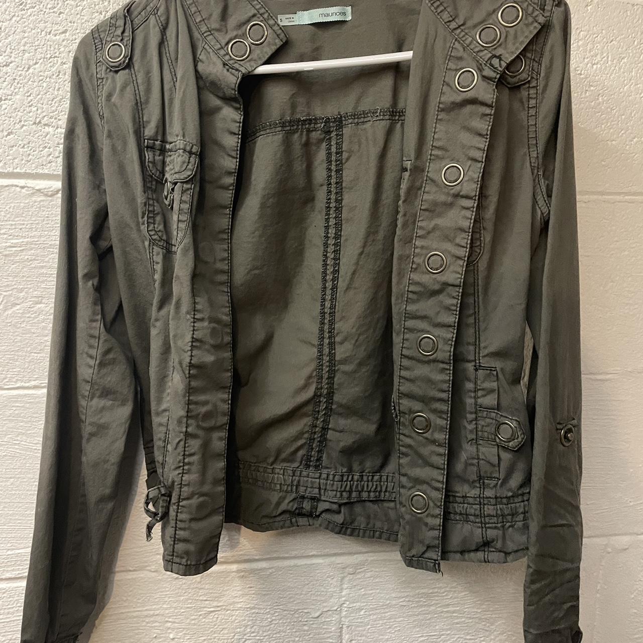 Olive green clearance spring jacket