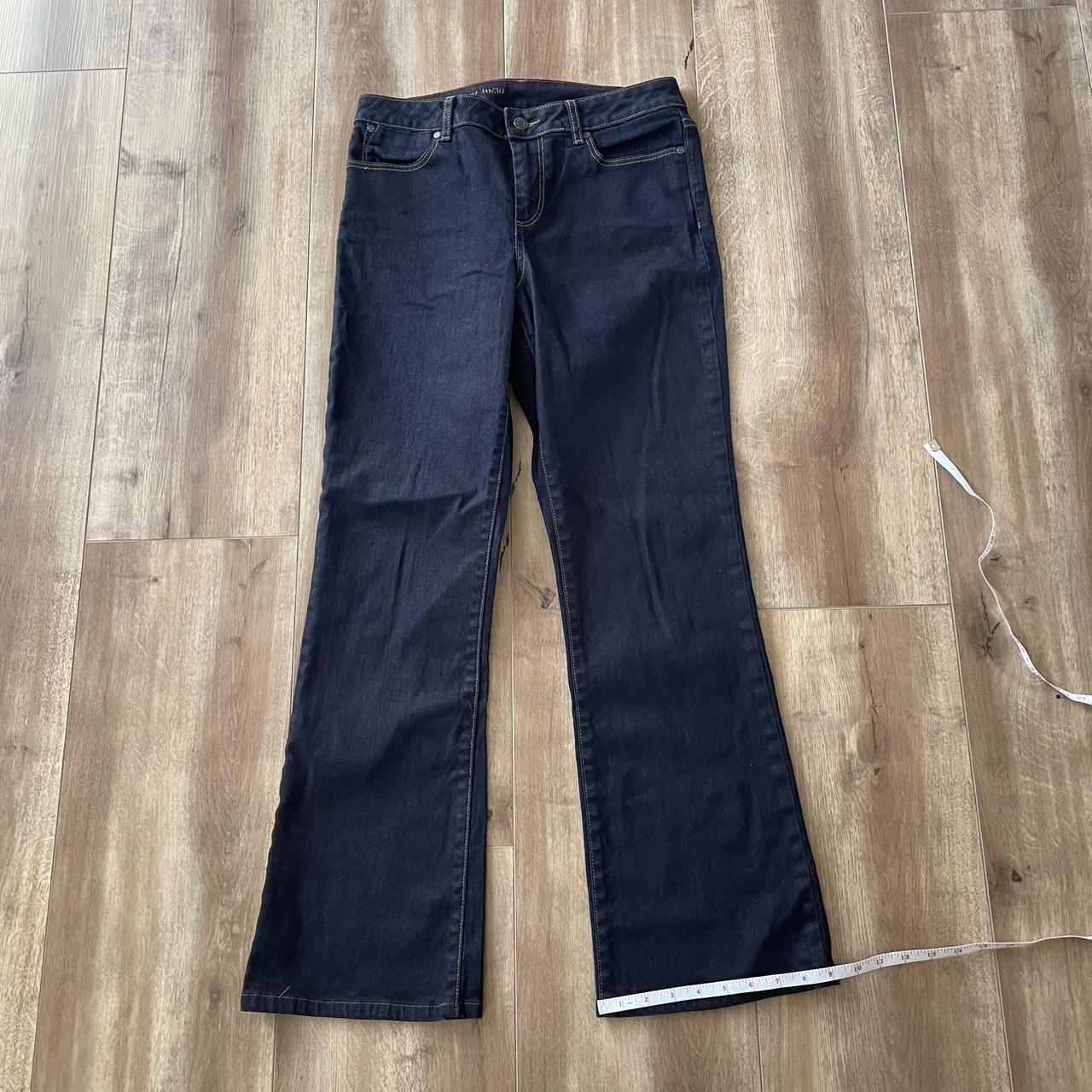 Dark indigo bootcut jeans Size 10/30 fits men about... Depop