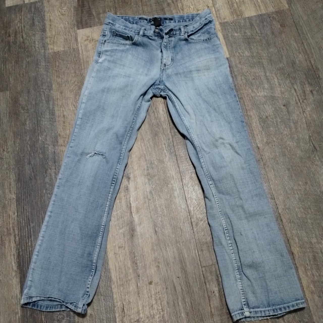 Men's Blue and Navy Jeans | Depop