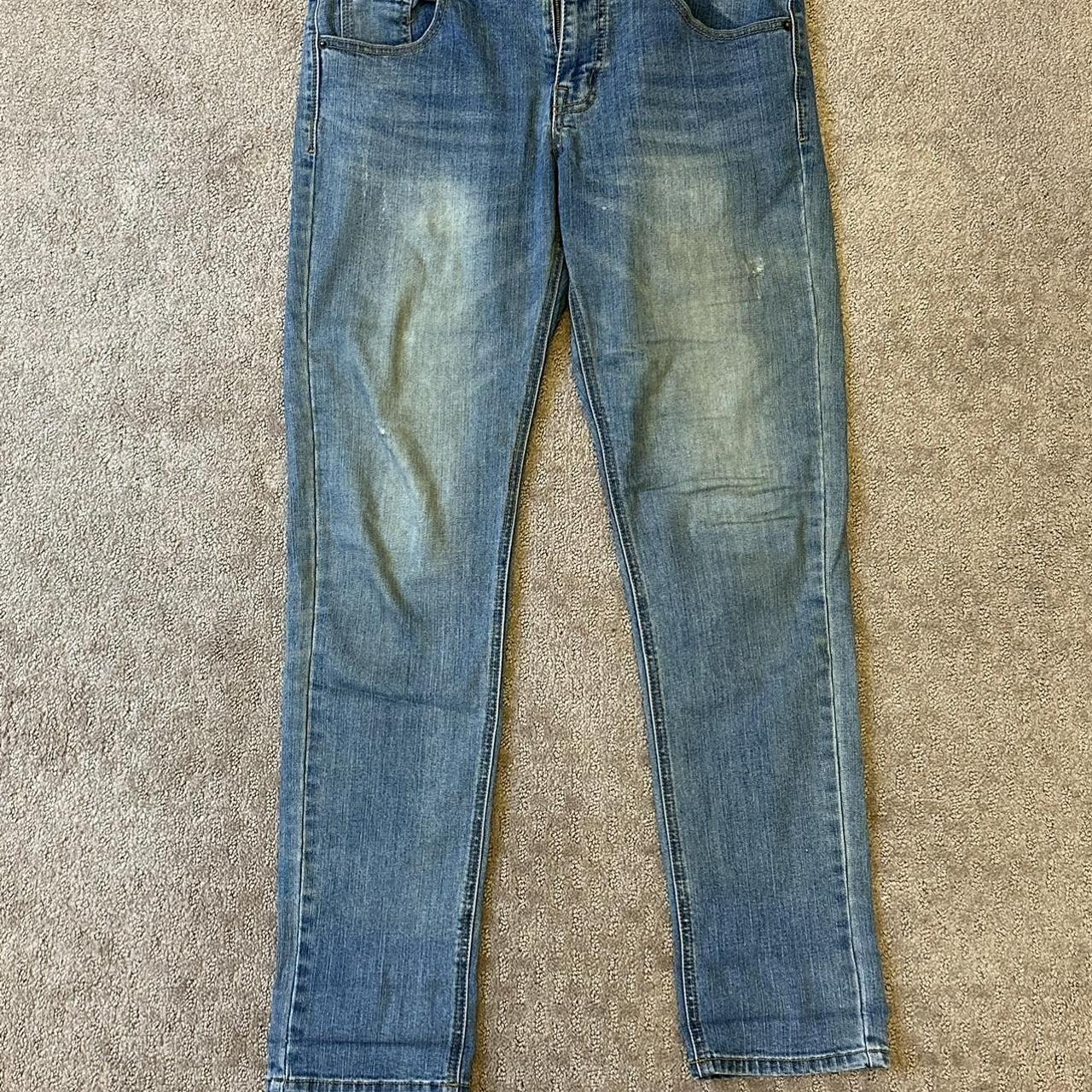 Vintage Acid Litmus Slim Fit Jeans Size 32 - Depop