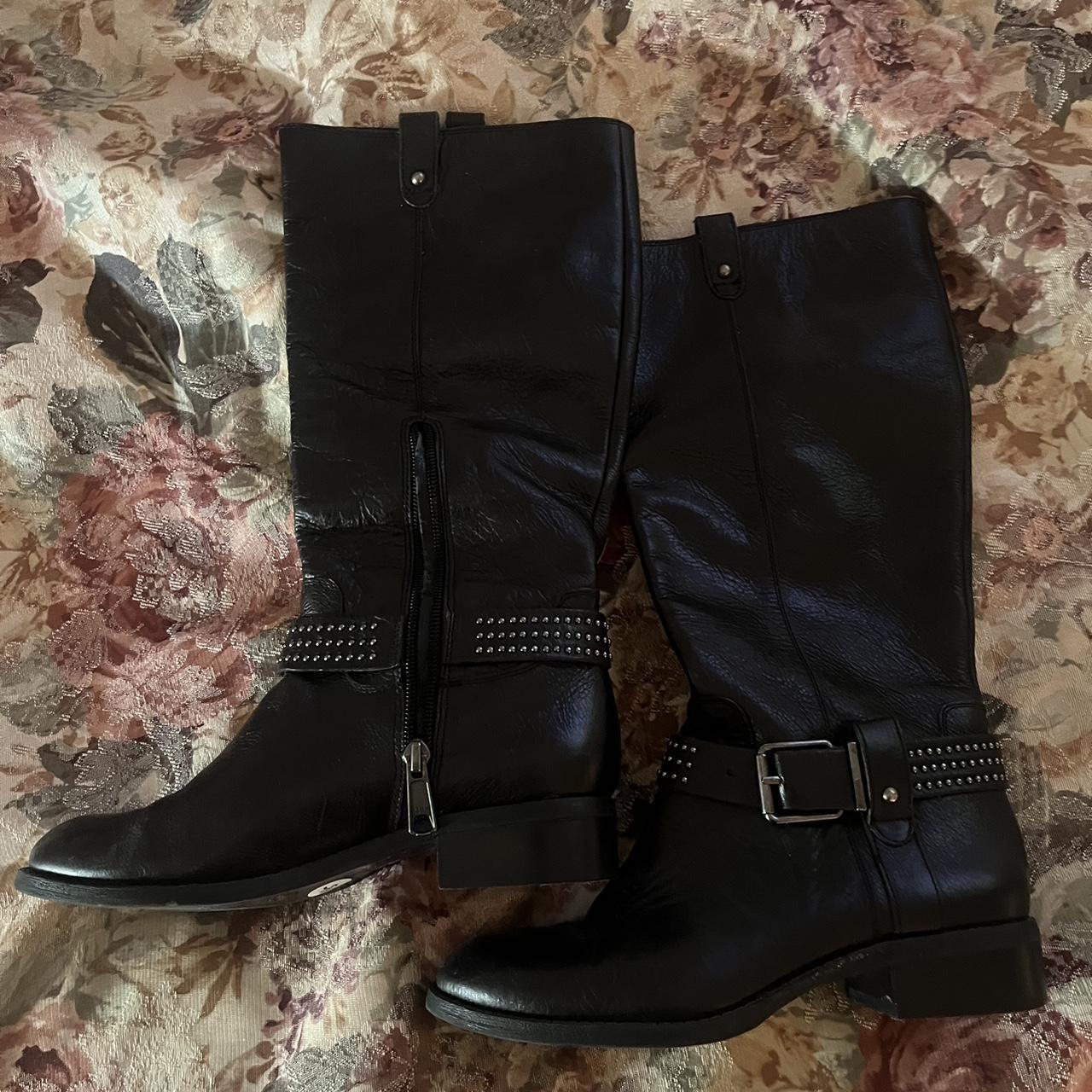 Really cool boots with buckle and cool detailing :)... - Depop