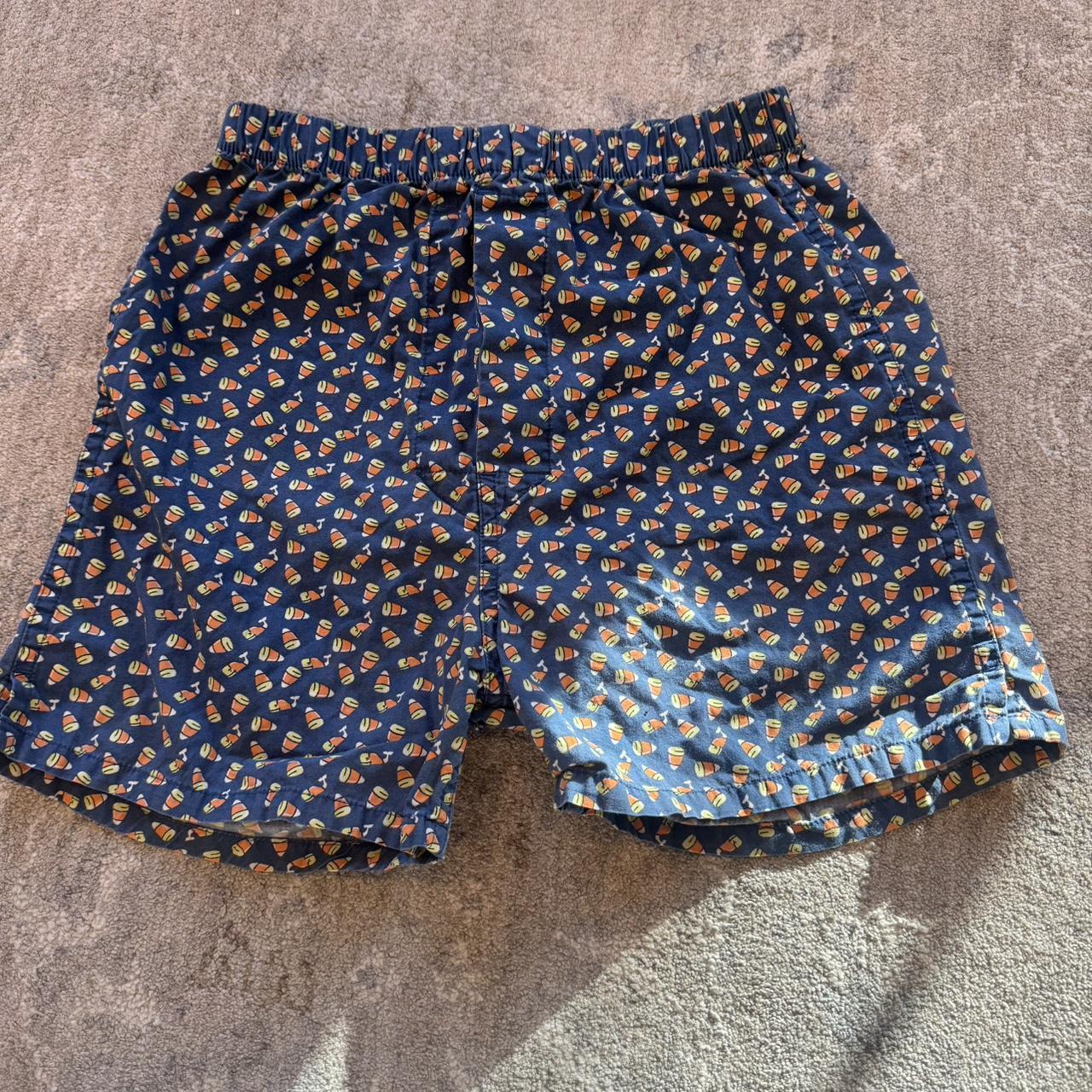 boys vineyard vines candy corn print boxer shorts.... - Depop