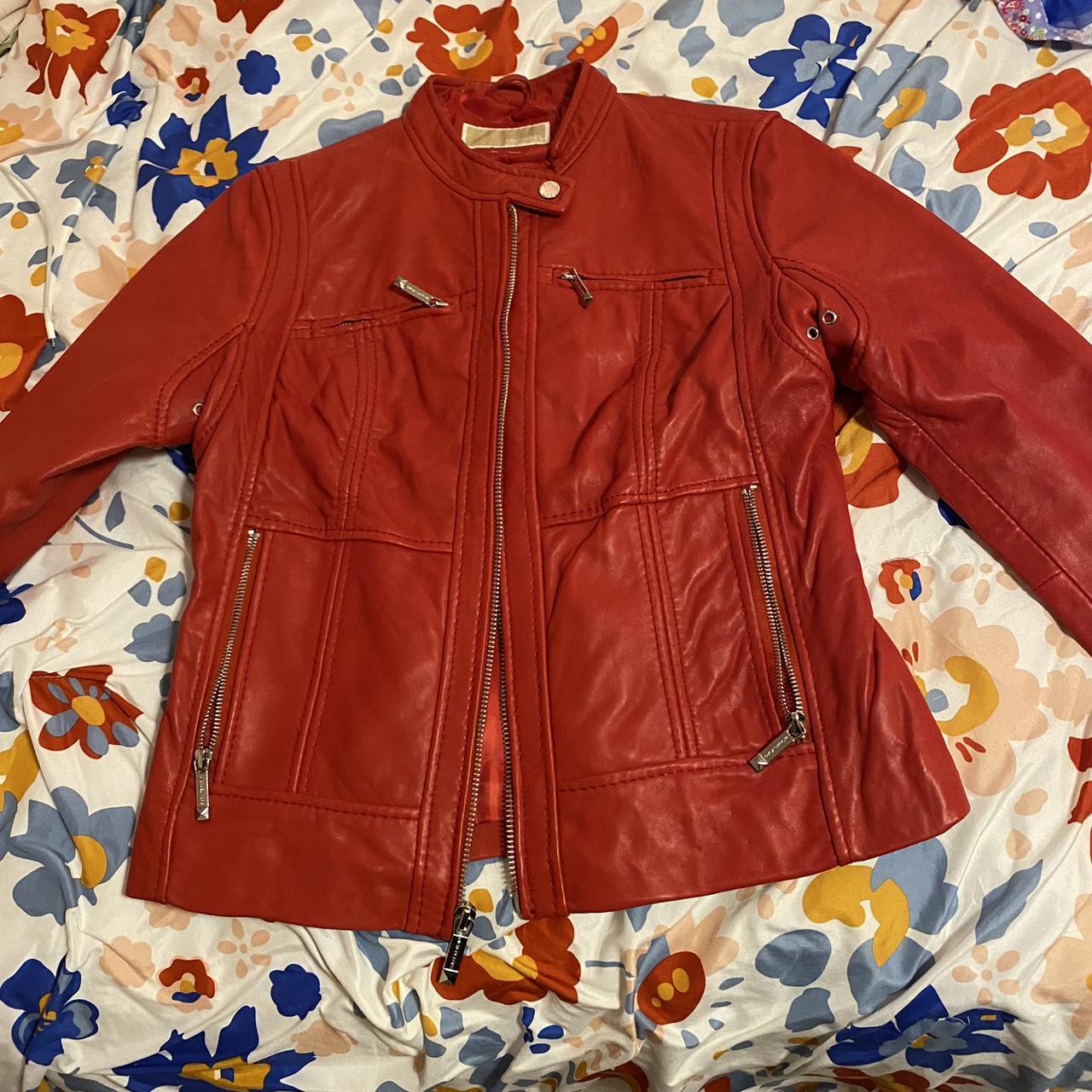 Michael Kors Women's Red Jacket | Depop