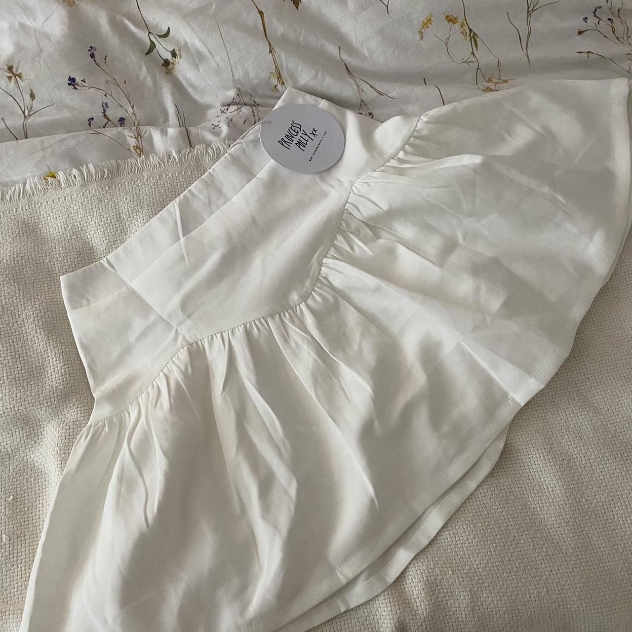 Princess Polly white skirt, never worn, still has... - Depop