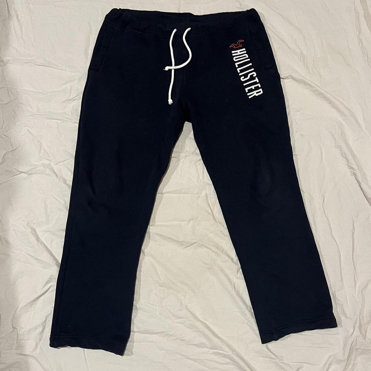 ⭐️ HOLLISTER BAGGY OPEN HEM SWEATPANTS ⭐️ SIZE LARGE... - Depop