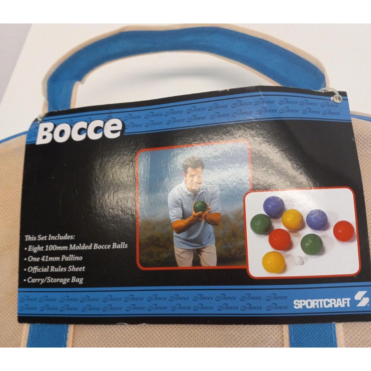 Sportcraft Bocce Ball Complete Set of 8 Balls,... Depop