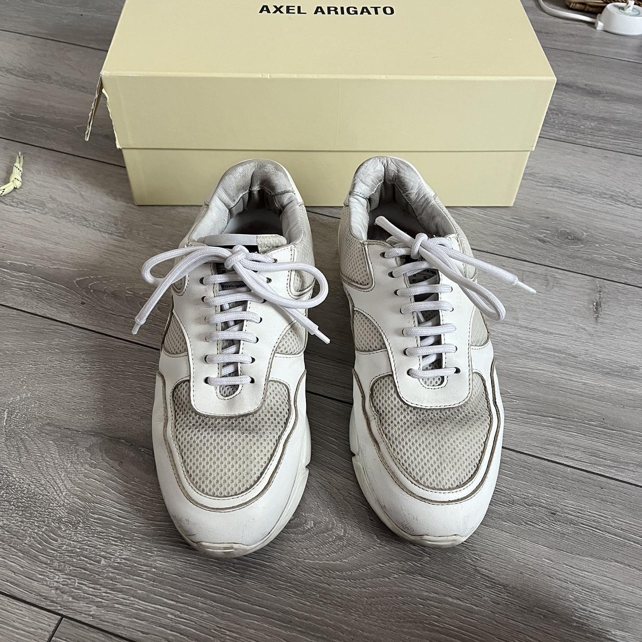 スニーカー AXEL ARIGATO Men Sneakers White F1699001 WHT/WHT Axel Arigato men's white trainers - size 8 | Depop
