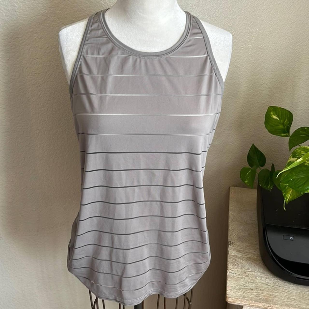 Athleta Women's Grey Vest Depop