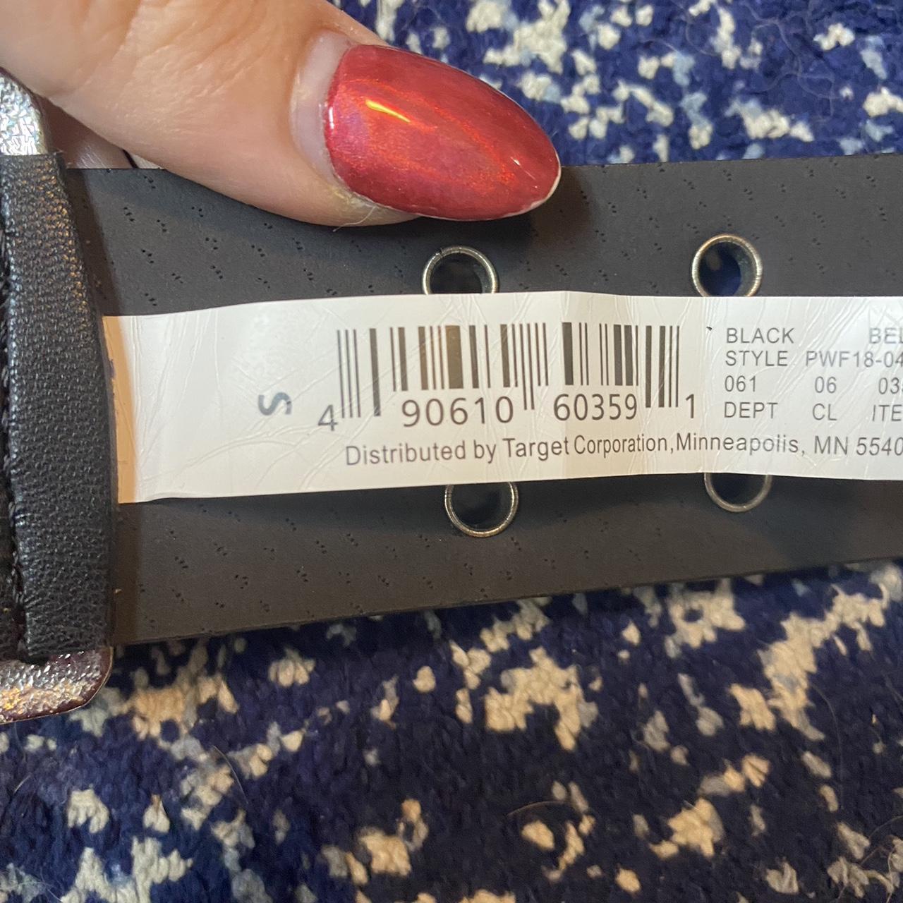 Black belt from target size small Depop