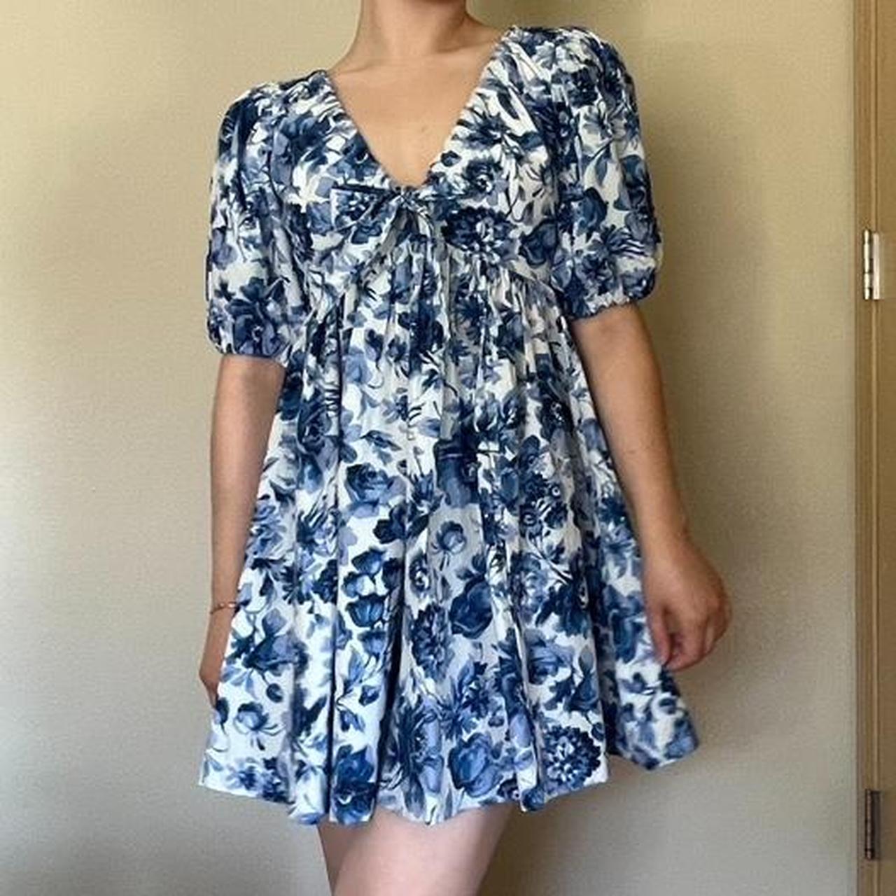 Abercrombie & Fitch skort mini dress in blue