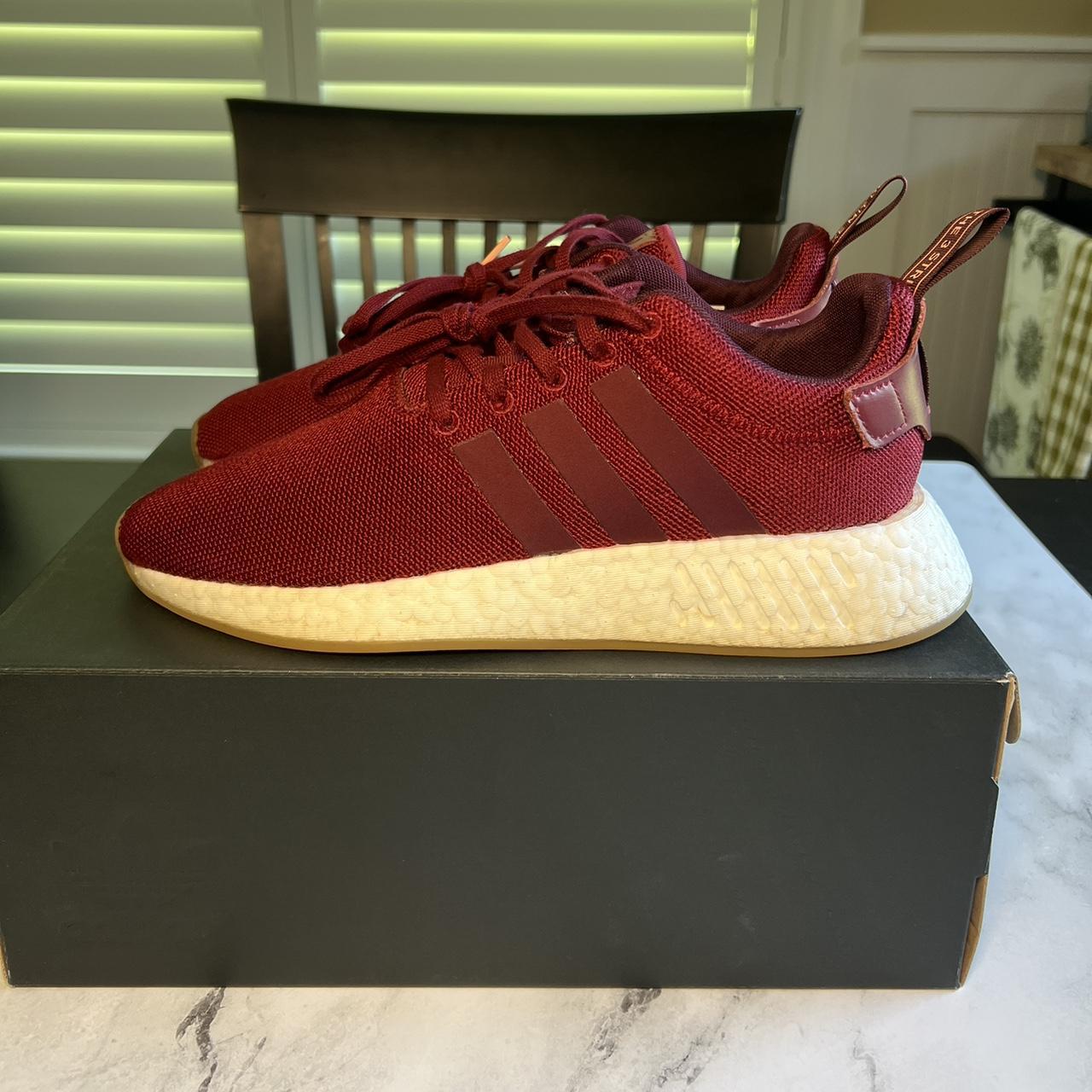 Adidas NMD R2 Collegiate Burgundy Sneaker very. Depop