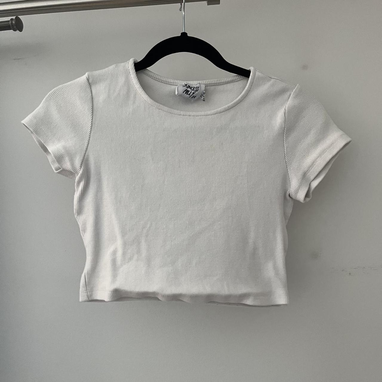 Princess Polly white crop top Size XS/S #croptop - Depop