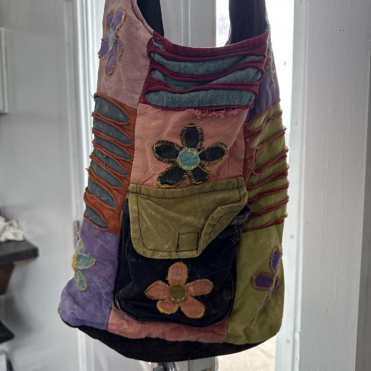 Women's Bag - Multi – Multicoloured patchwork bag… - image 1