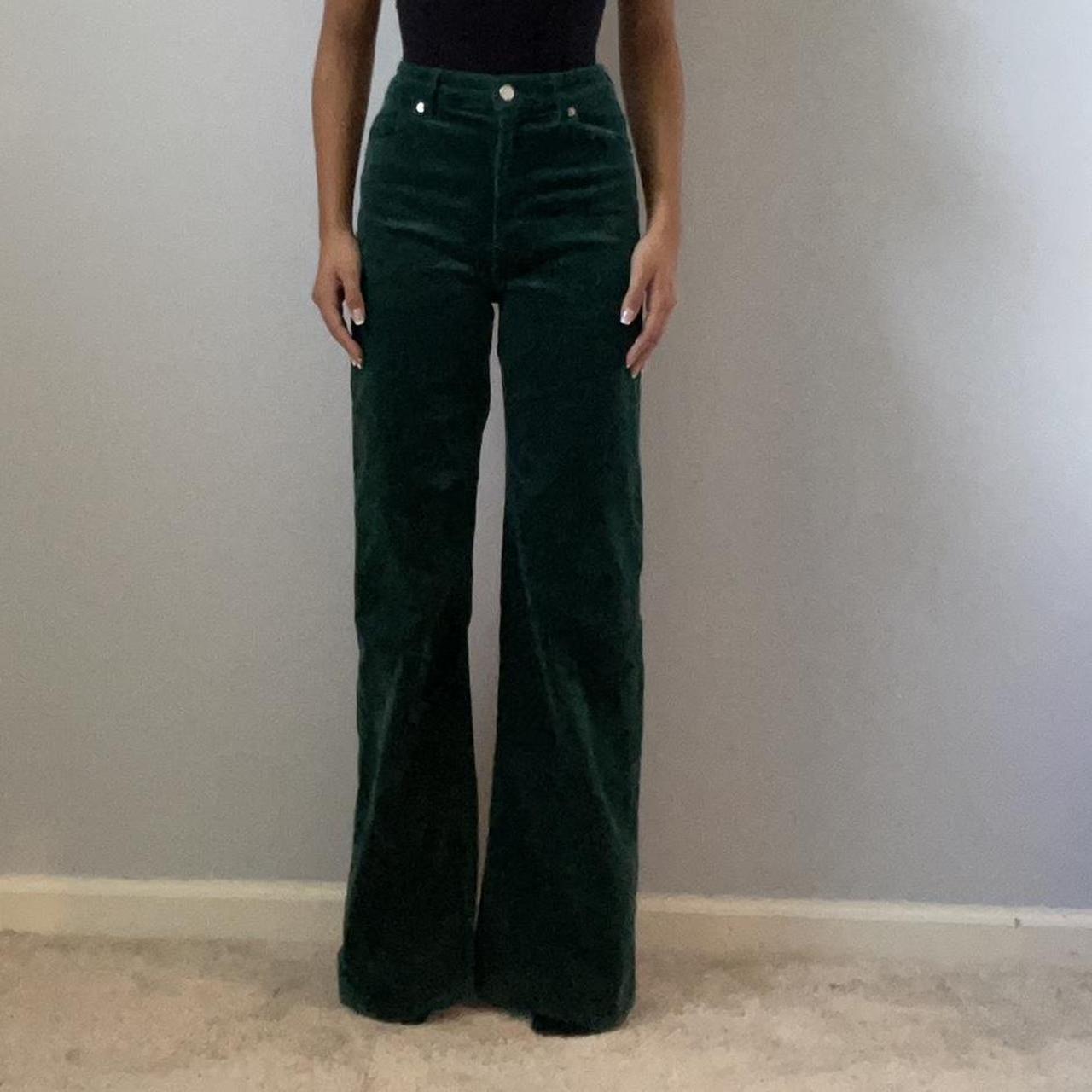 deep-green-corduroy-pants-h-m-us-size-2-depop