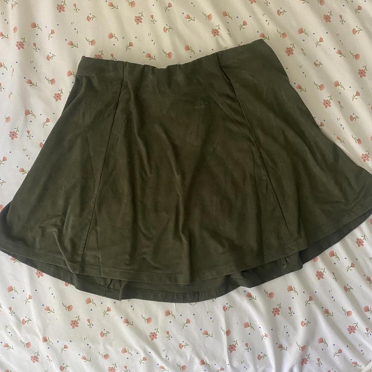 Olive green 2024 skirt forever 21