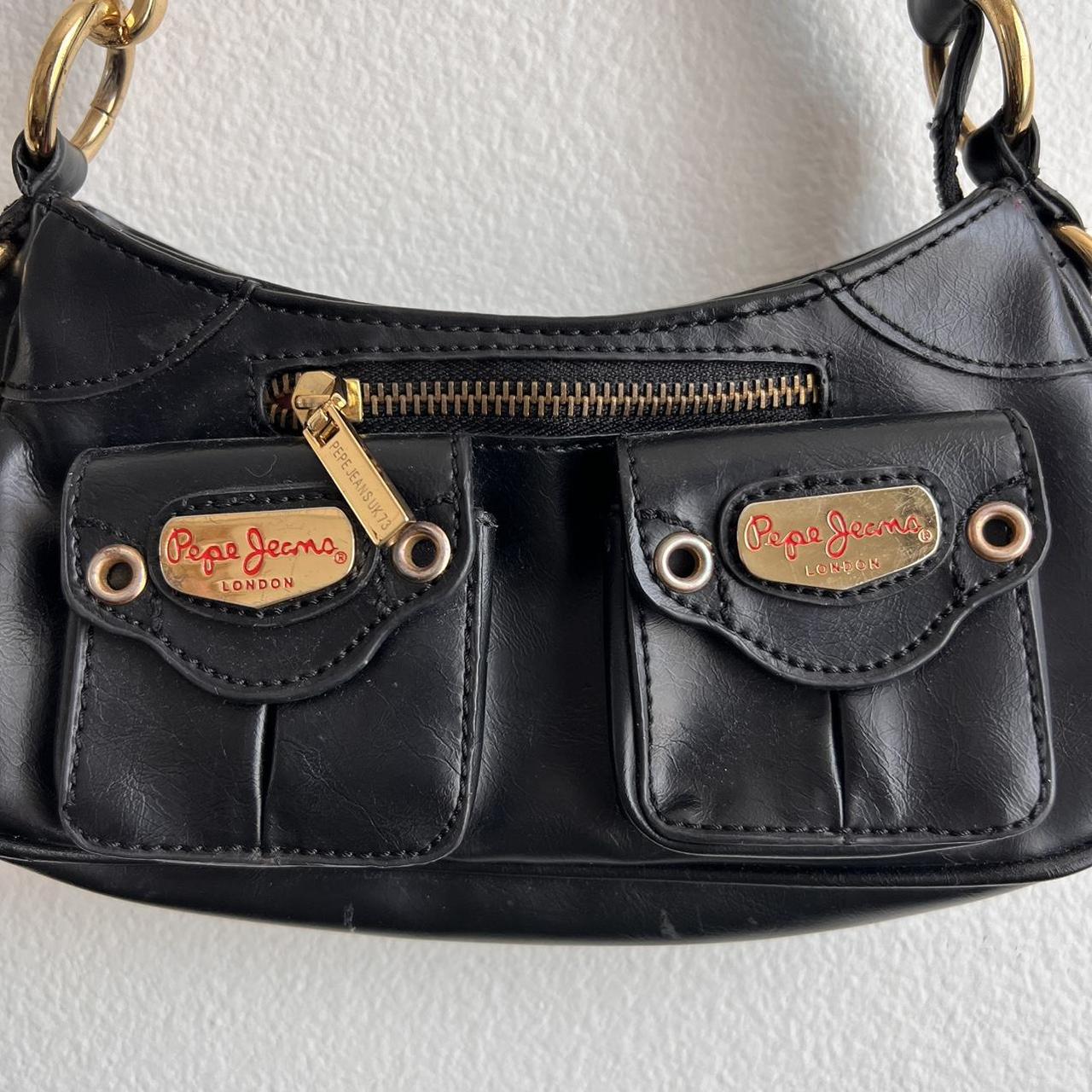 Pepe Jeans Women's Black and Gold Bag (3)