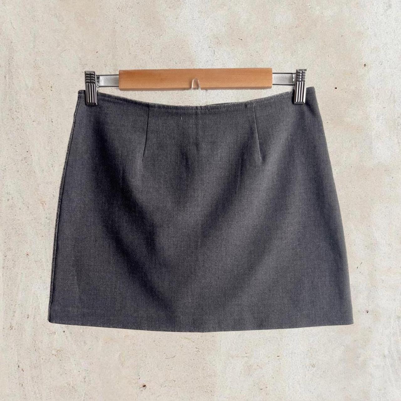 Xoxo Grey Mini Skirt •minimal wear •fits xs-a best... - Depop