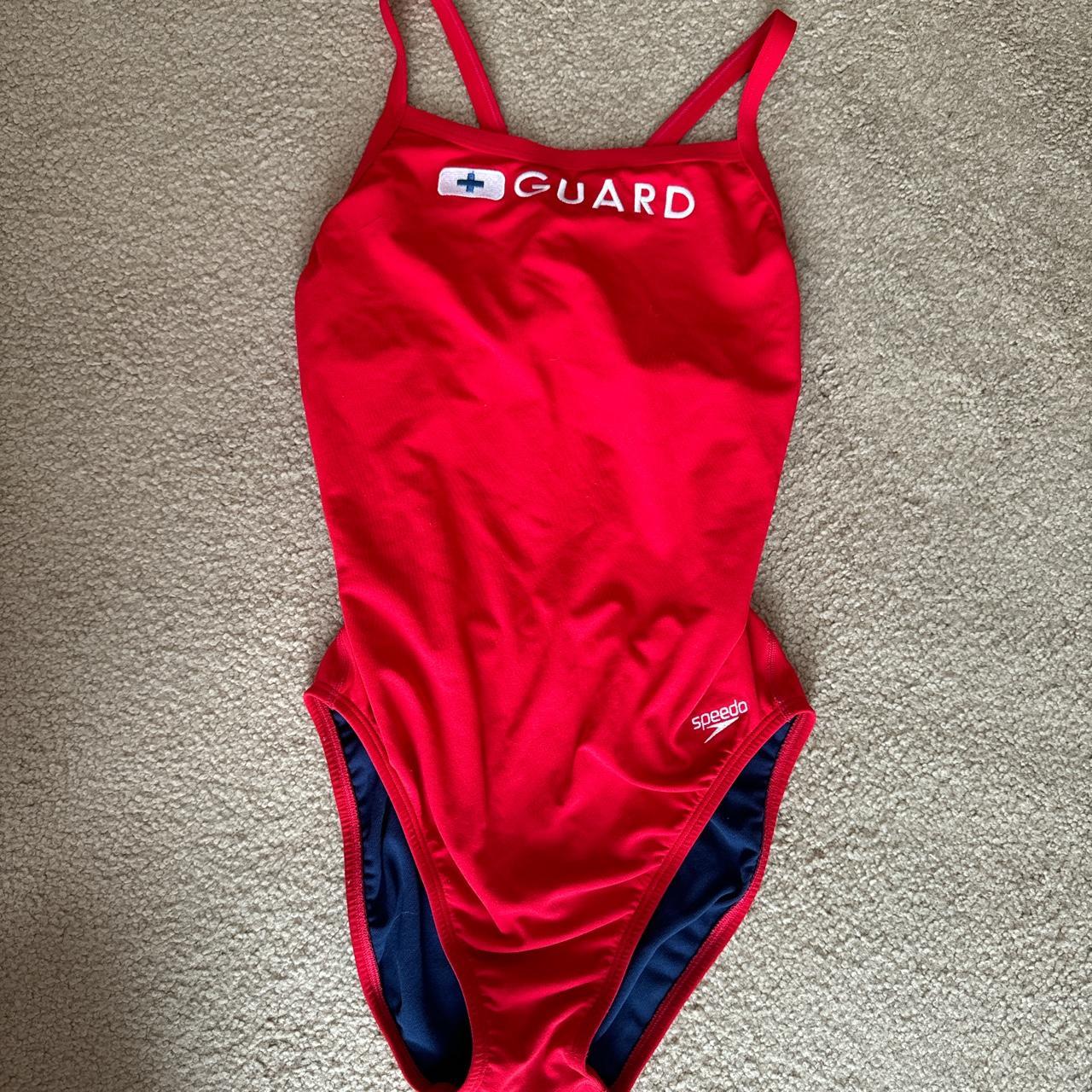 Speedo Lifeguard One Piece Swimsuit ️ Size label... - Depop