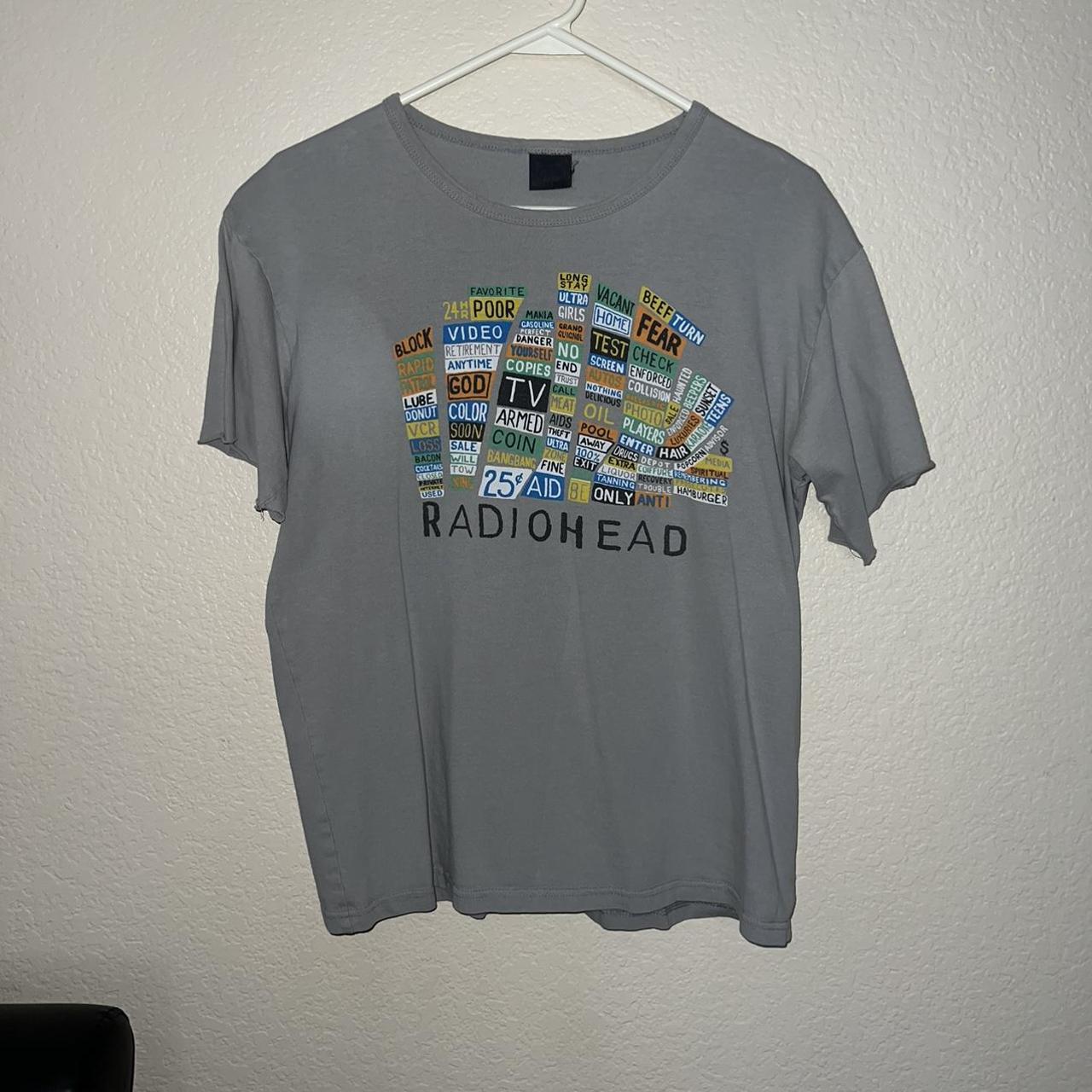 Radiohead Hail To The Thief shirt was originally a | Depop