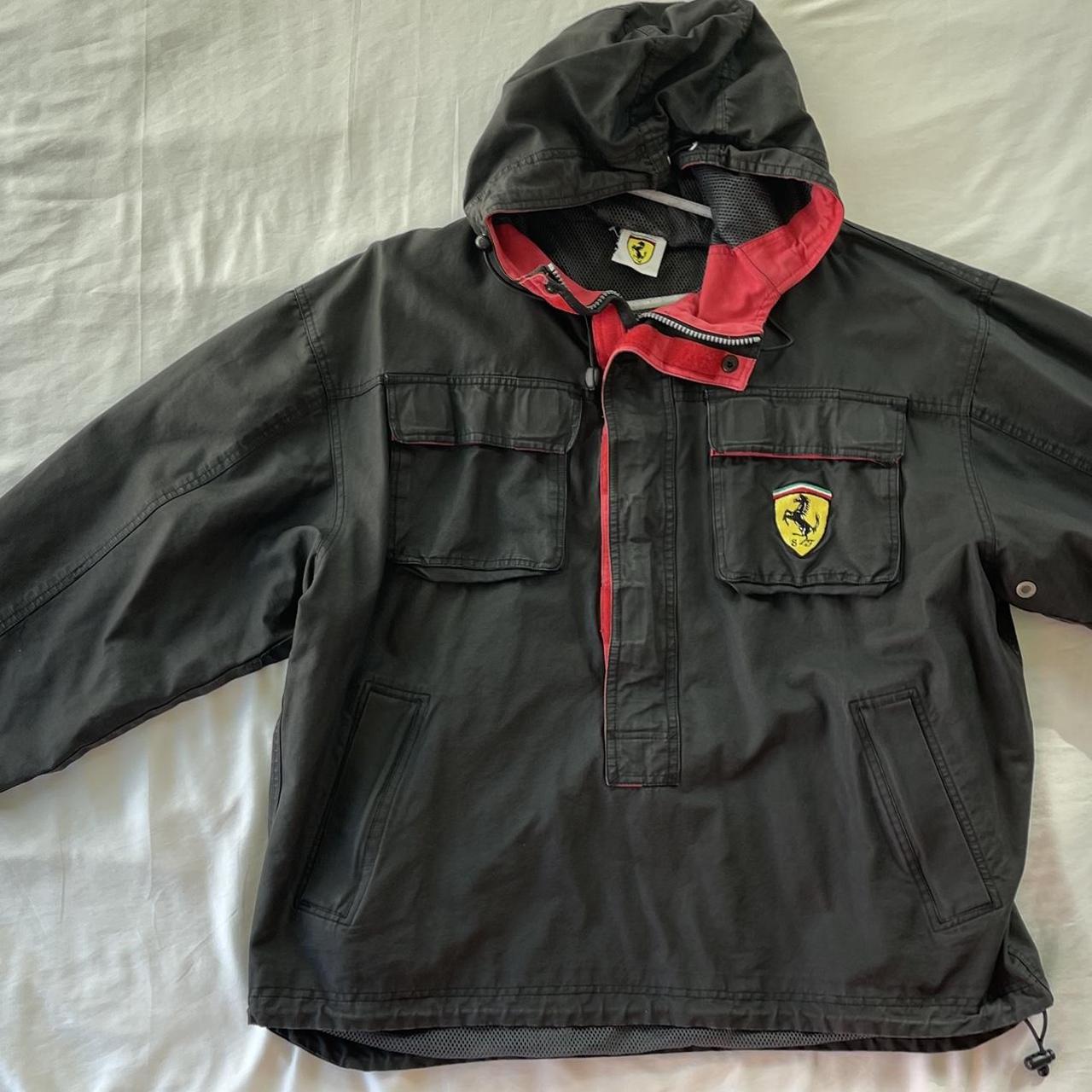 Unisex XL vintage “FERRARI” jacket - used - vintage... - Depop