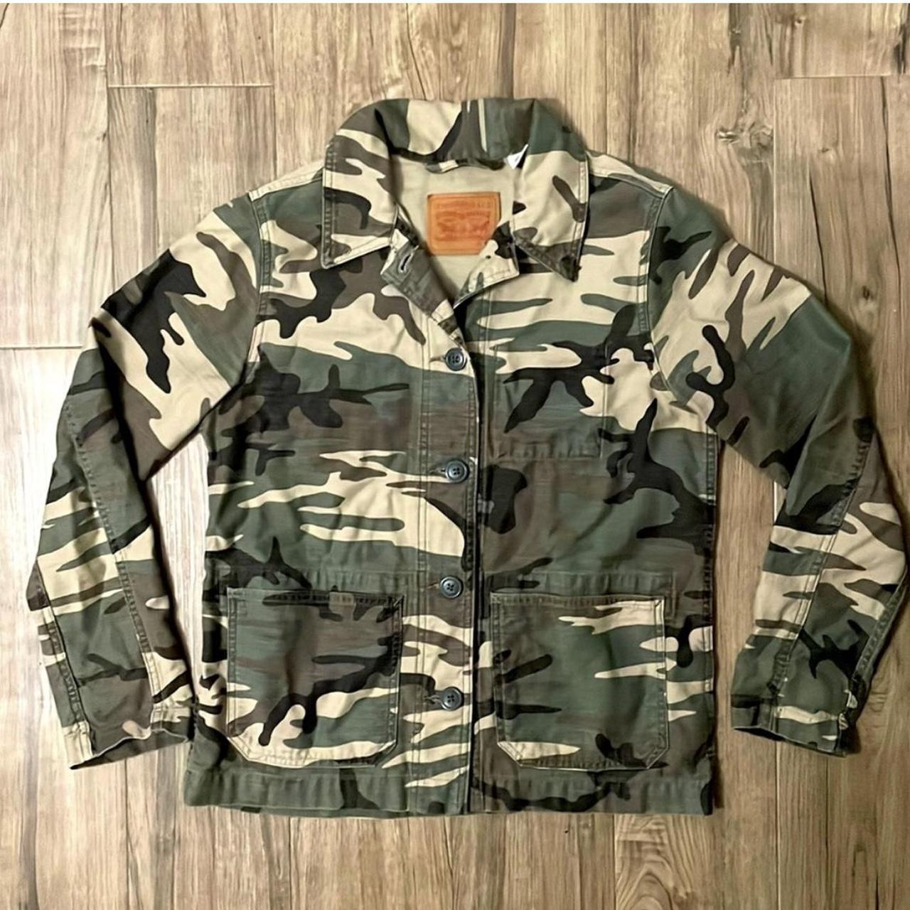 Levi's camo jacket womens best sale