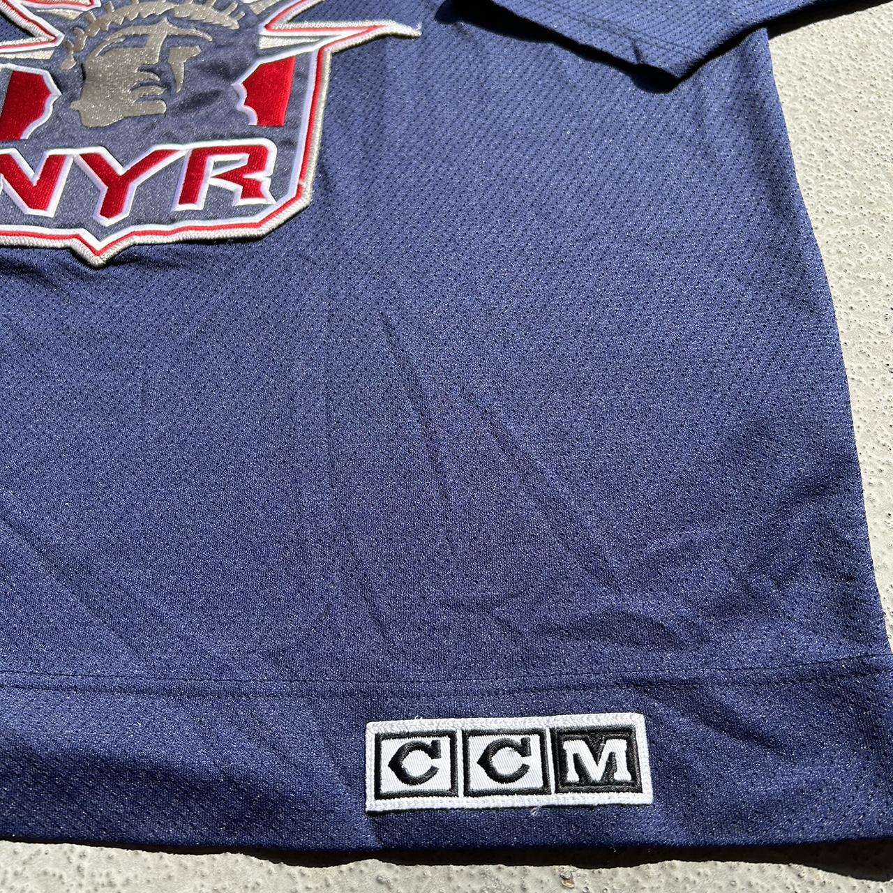 Youth Reebok CCM NY Rangers Jersey Size: L/XL 100% - Depop