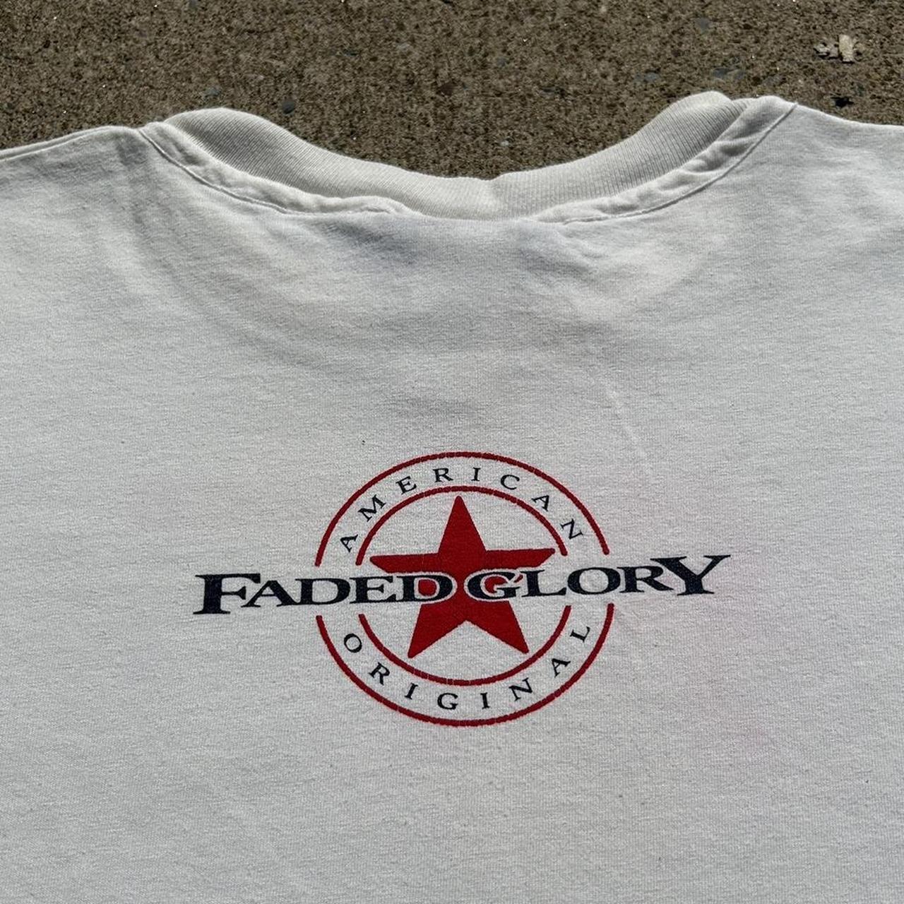 Vintage Faded Glory Tee Made In USA Single Stitch - Depop