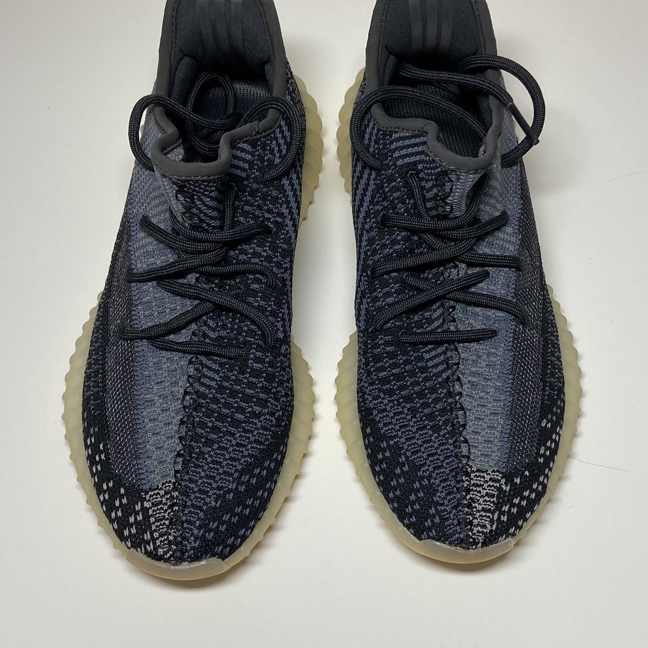 Yeezy boost 350 v2 carbon- used, infinity laces... - Depop