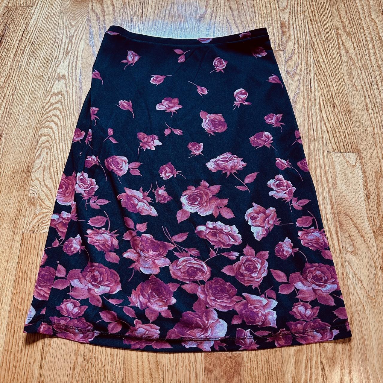Express Skirt Floral Express skirt in great... Depop
